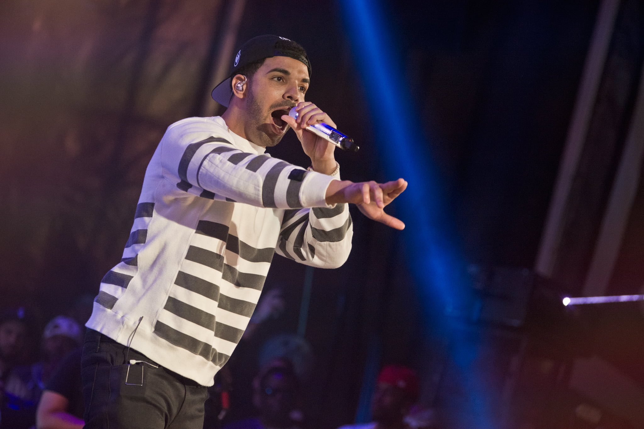 Drake, leaves, governors ball, performance, arts culture and entertainment