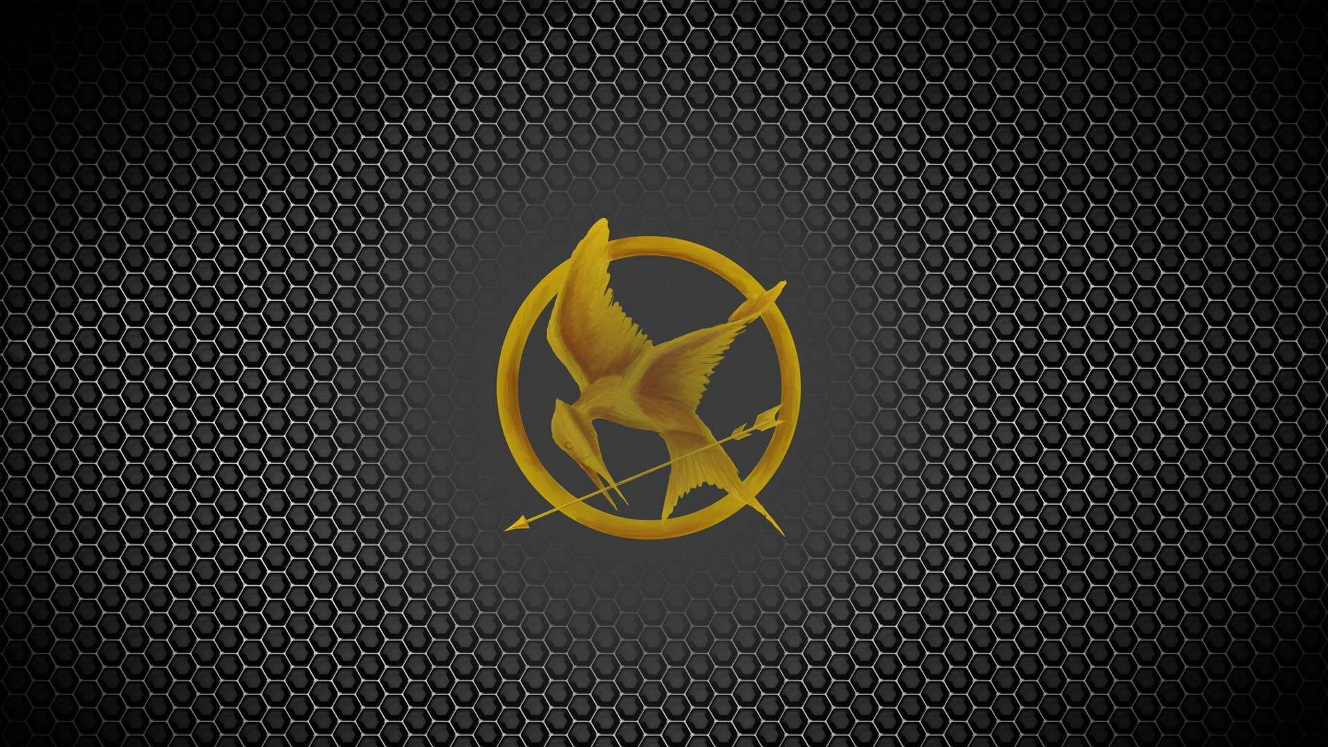 The Hunger Games Logo HD, metal