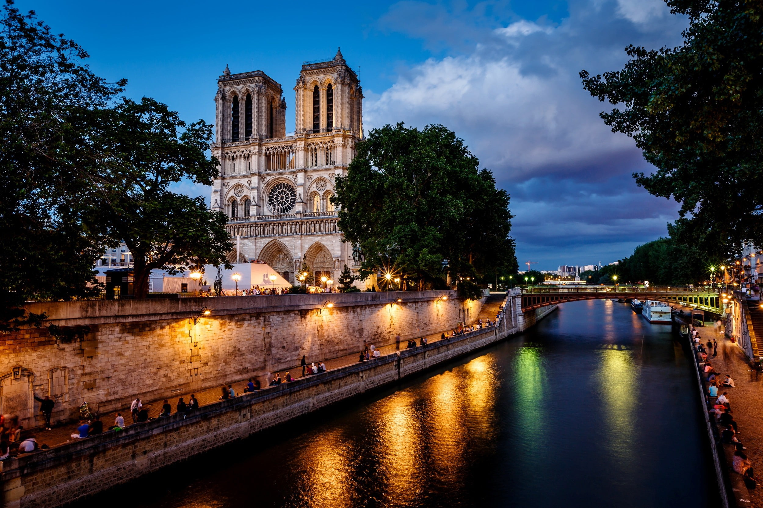 Paris, France, Notre Dame de Paris, Notre Dame Cathedral, city