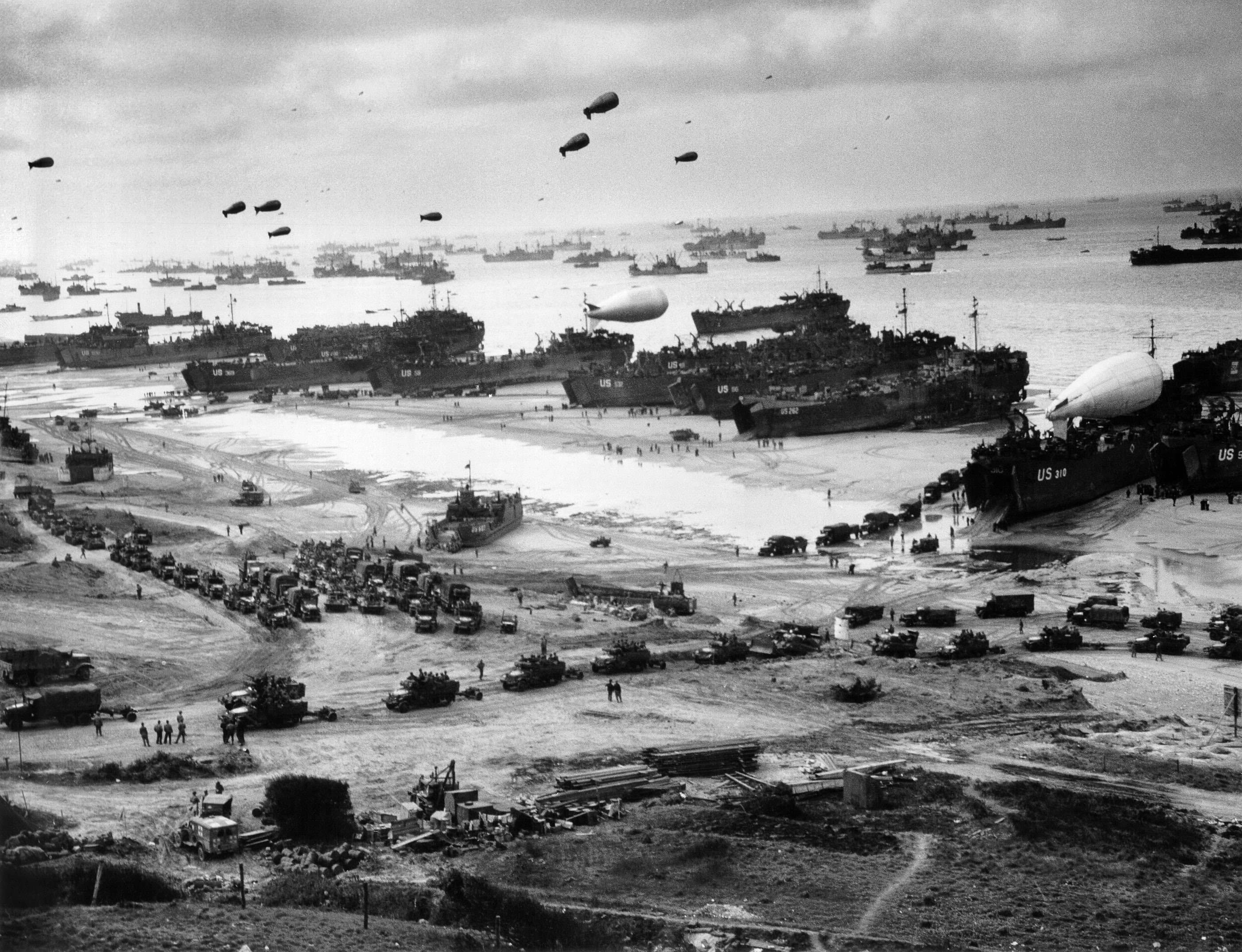 D Day, military, Omaha Beach, World War II