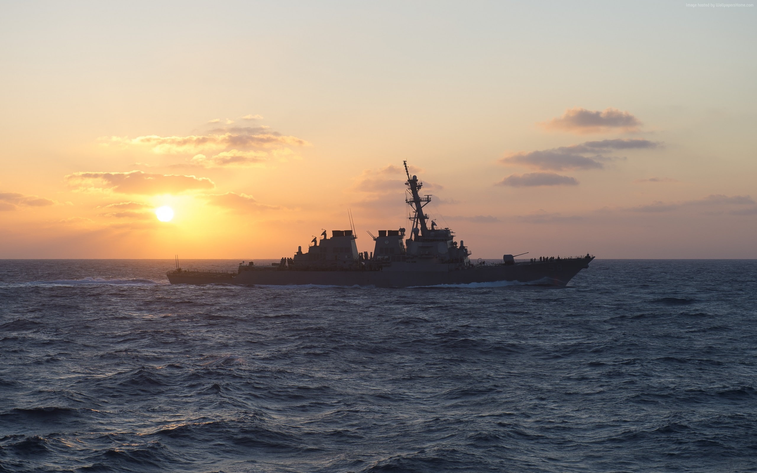 Arleigh burke class destroyer us navy-Military Ves.., gray battleship