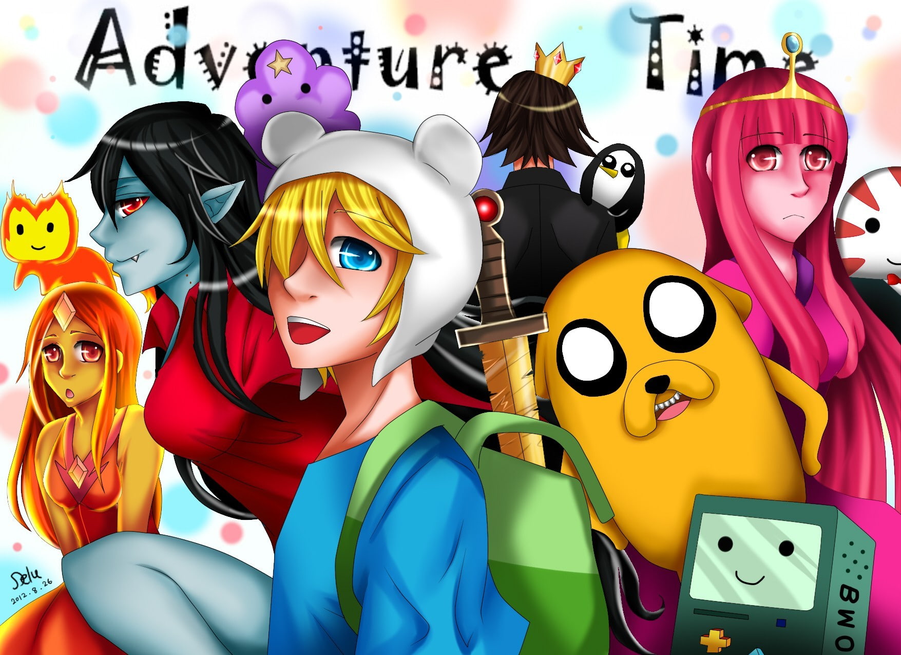 Adventure Time, Marceline the vampire queen, Finn the Human