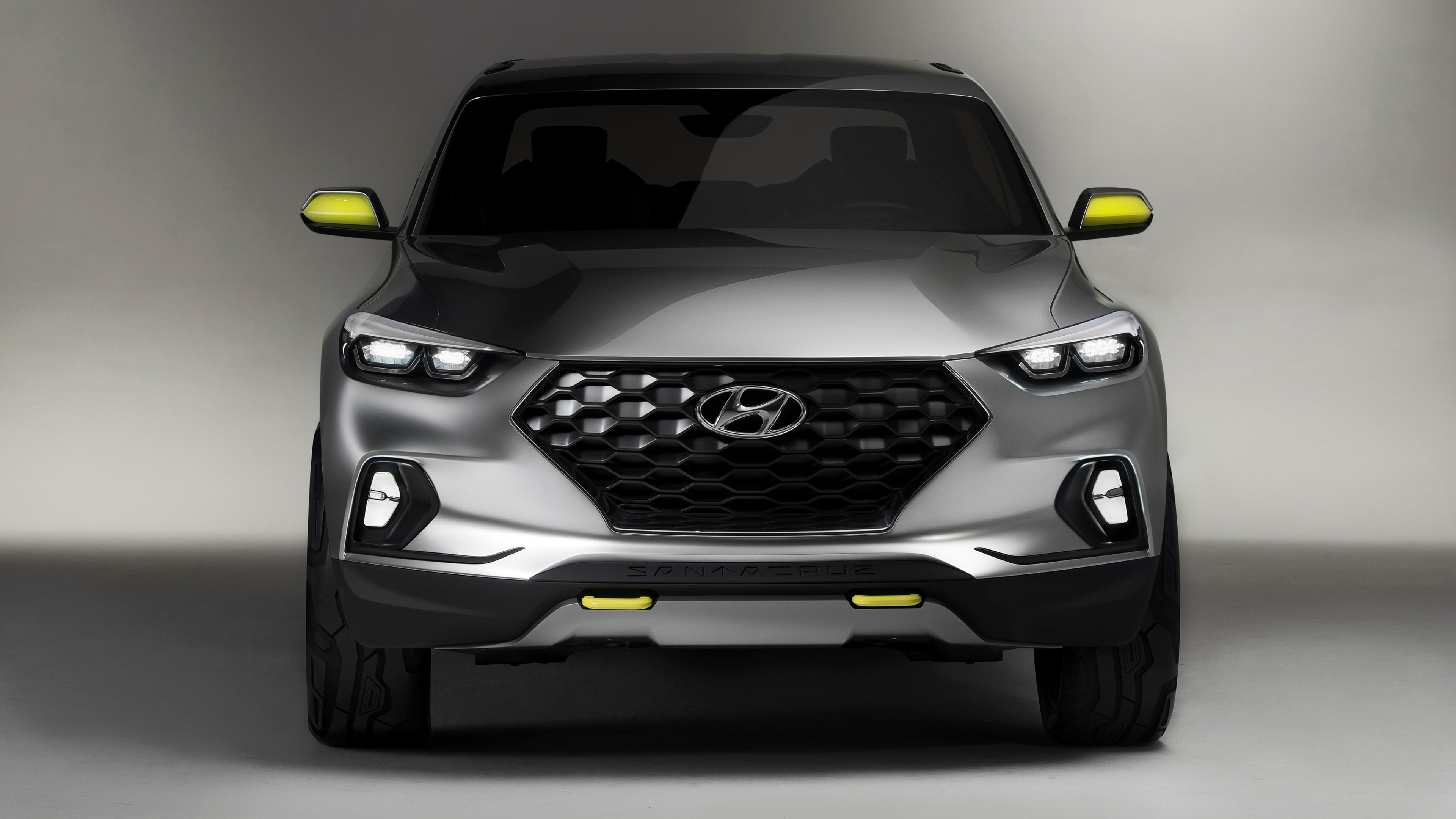 gray Hyundai SUV, Hyundai Santa Cruz, crossover, concept, cars 2016