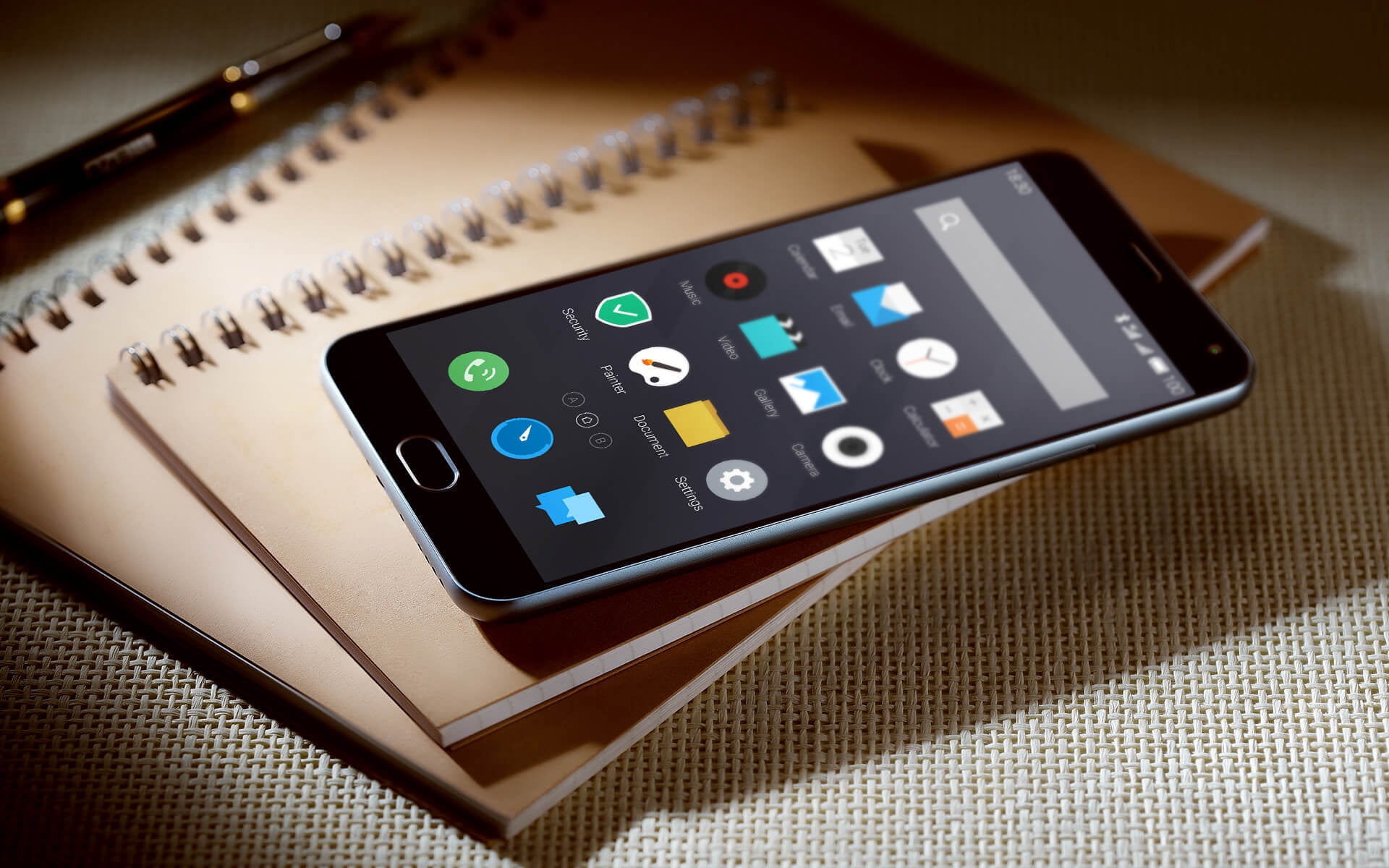 black Samsung Android smartphone, meizu m2, note, sensor, technology