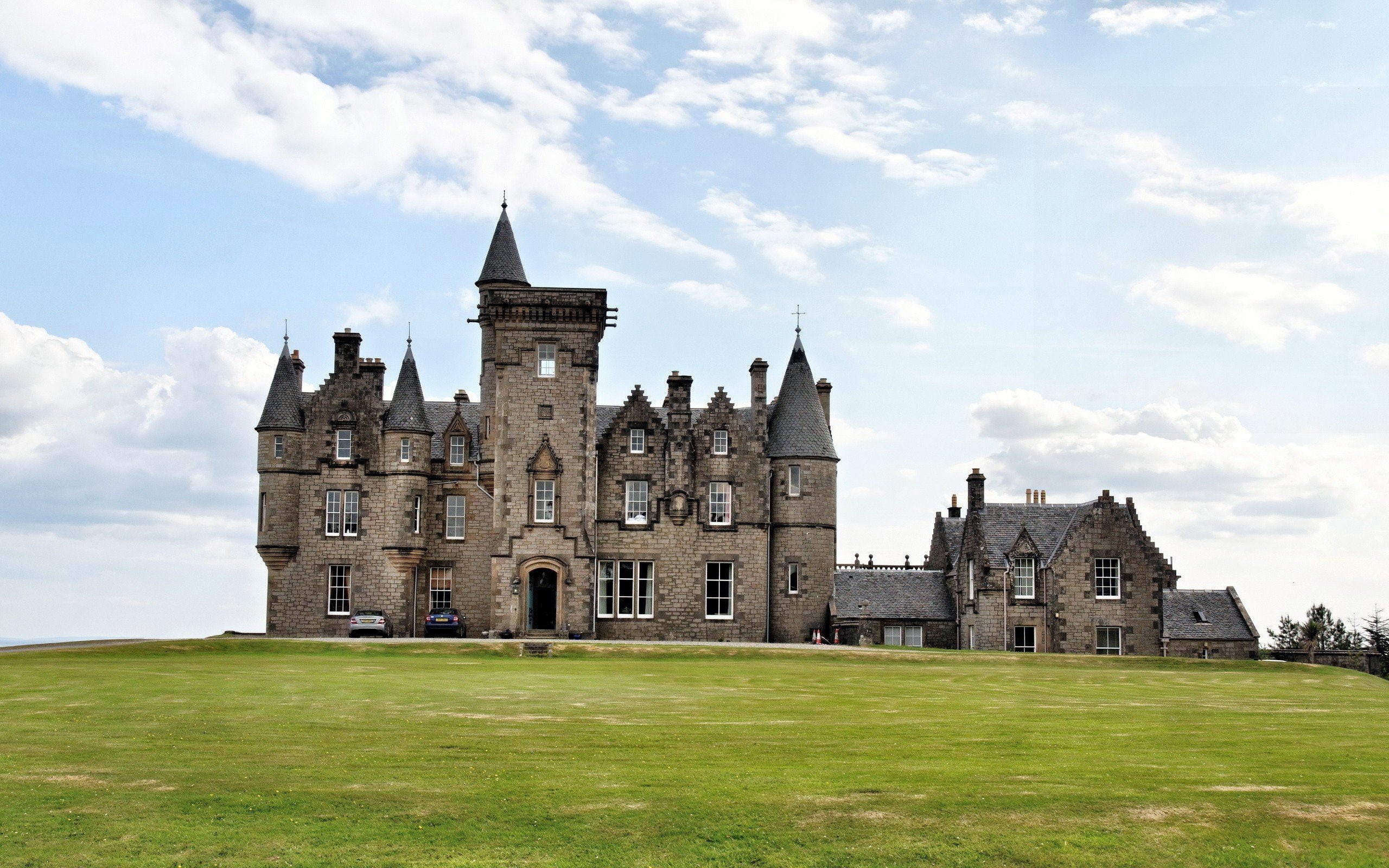 castle, architecture, built structure, building exterior, cloud - sky
