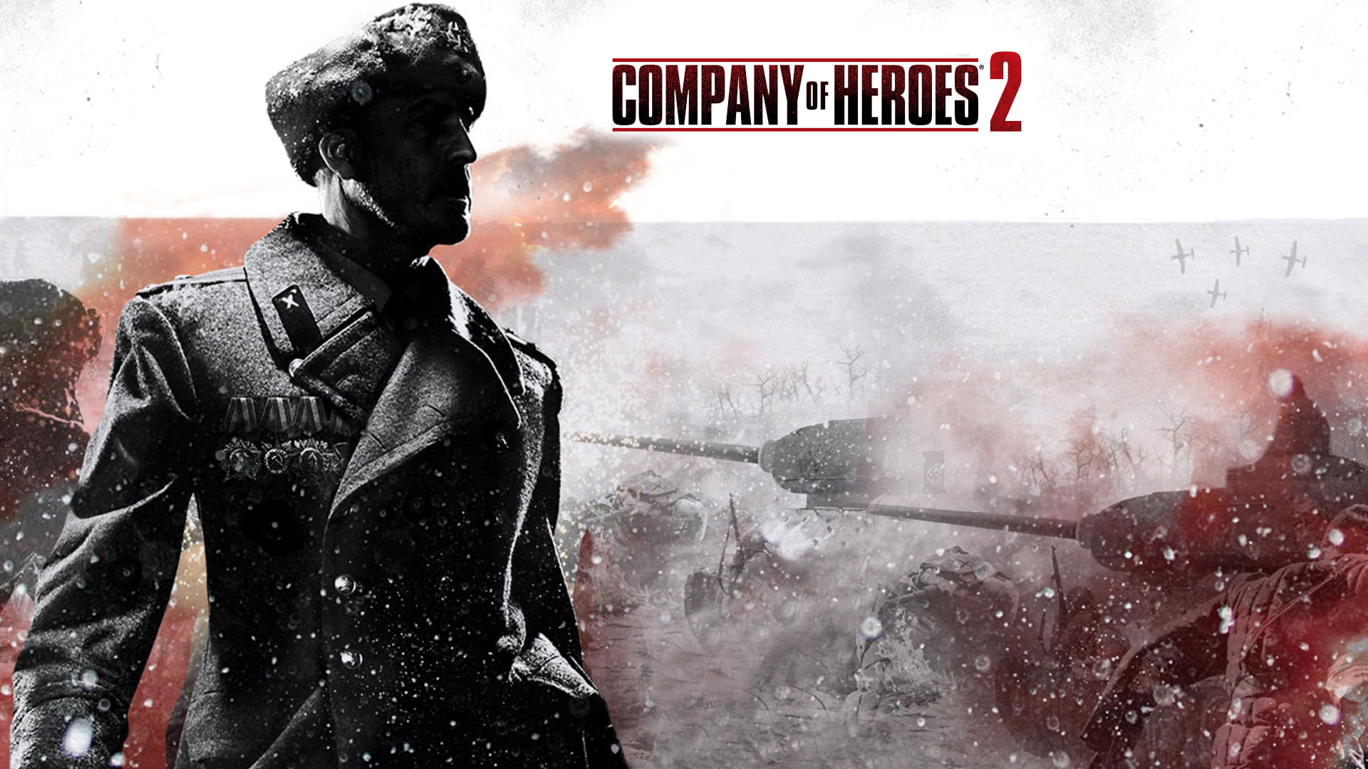 Company Of Heroes 2, communication, one person, text, sign, clothing
