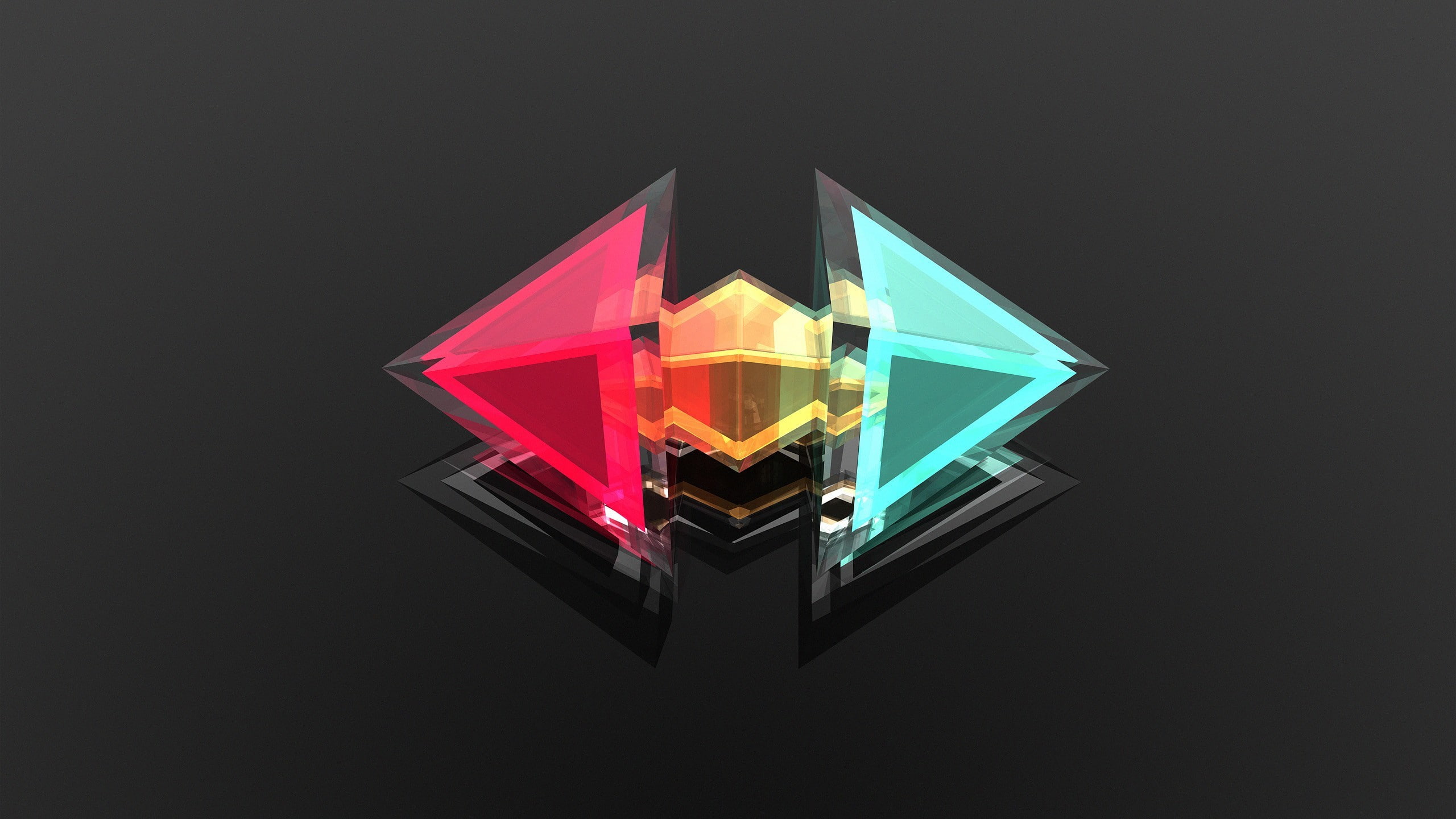 render, black background, studio shot, multi colored, illuminated