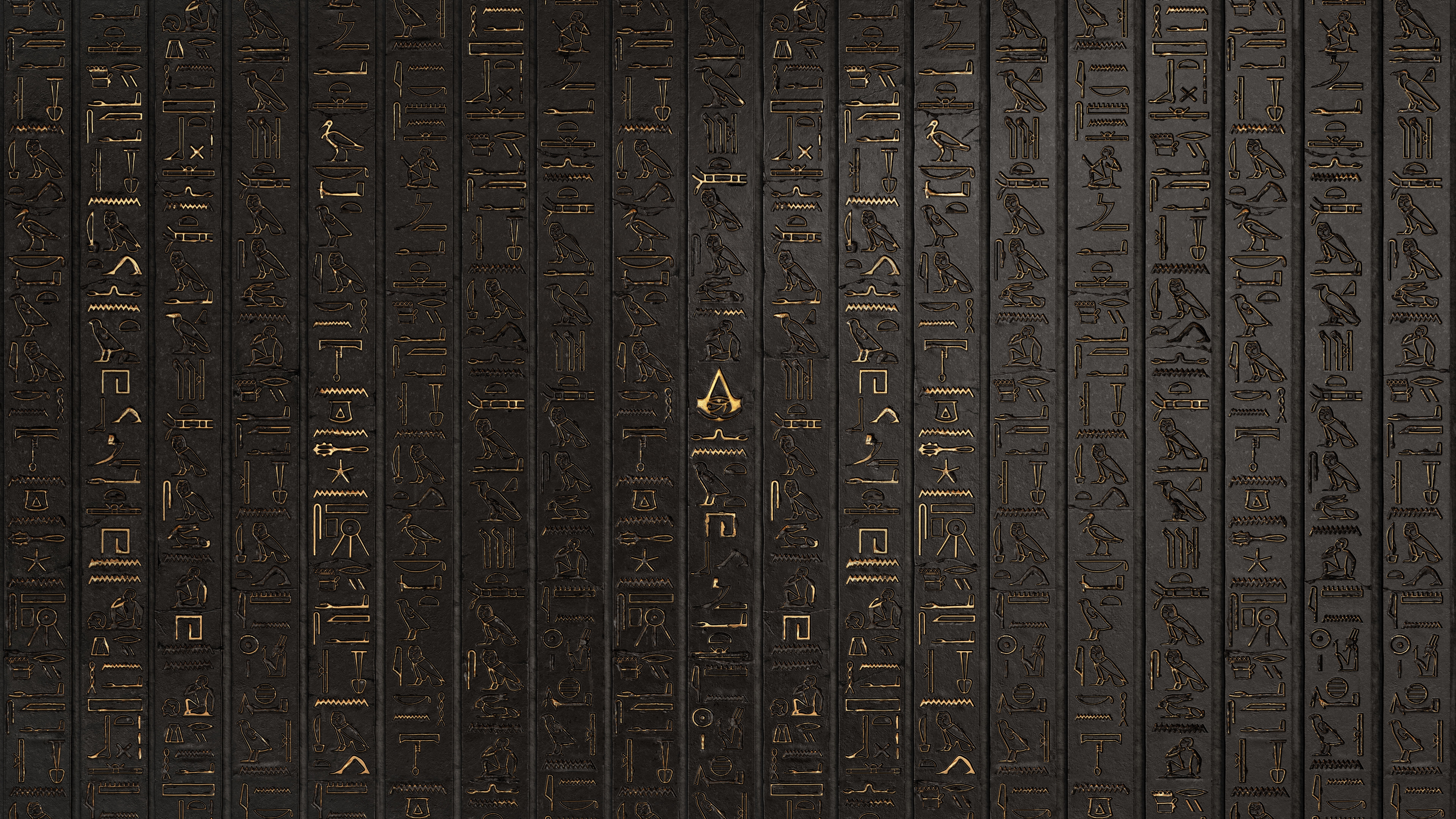 Hieroglyphics, digital art, artwork, video games, Assassin's Creed