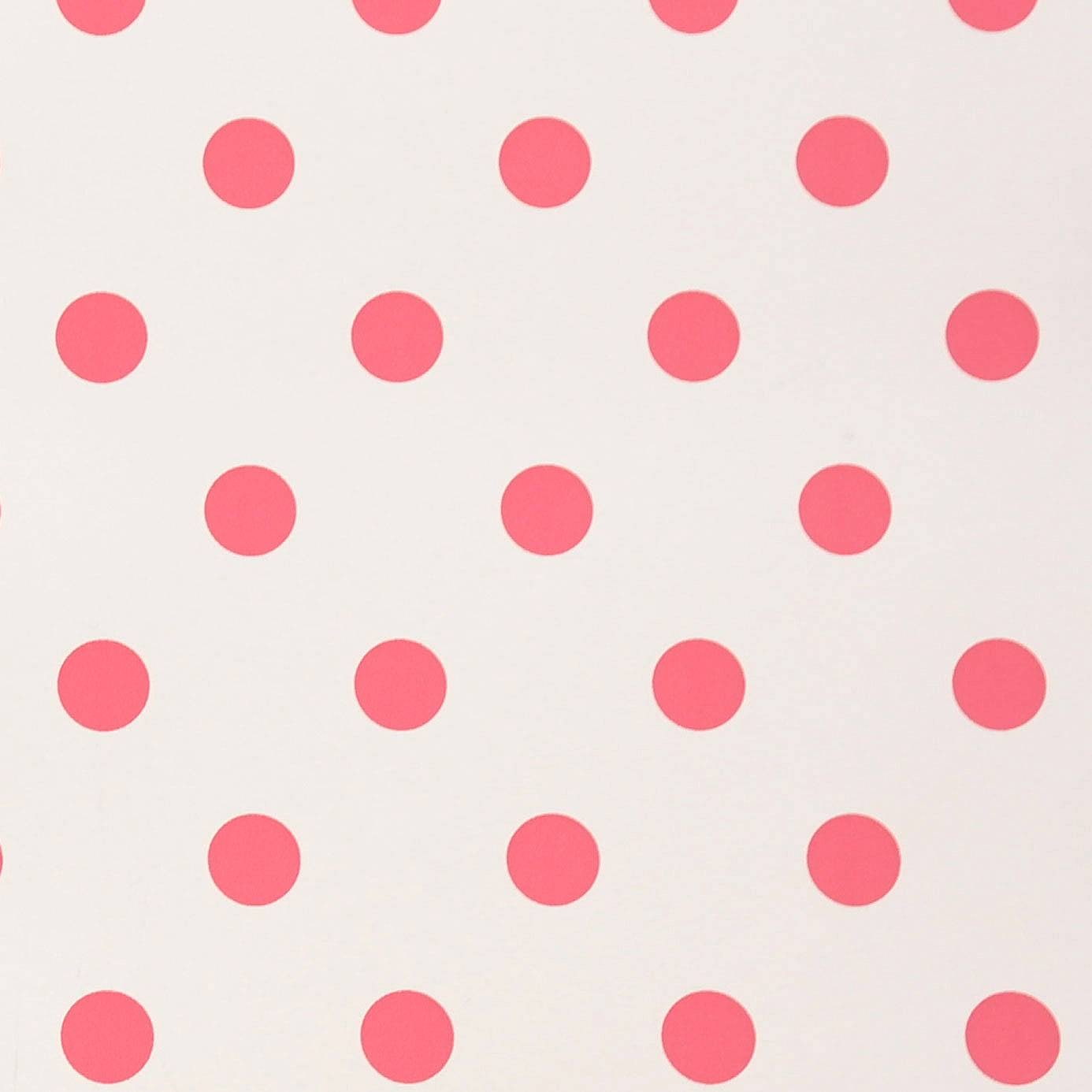 Art, Abstract, Polka Dot, Red Balls, Simple Background, pink-and-white polka dot illustration