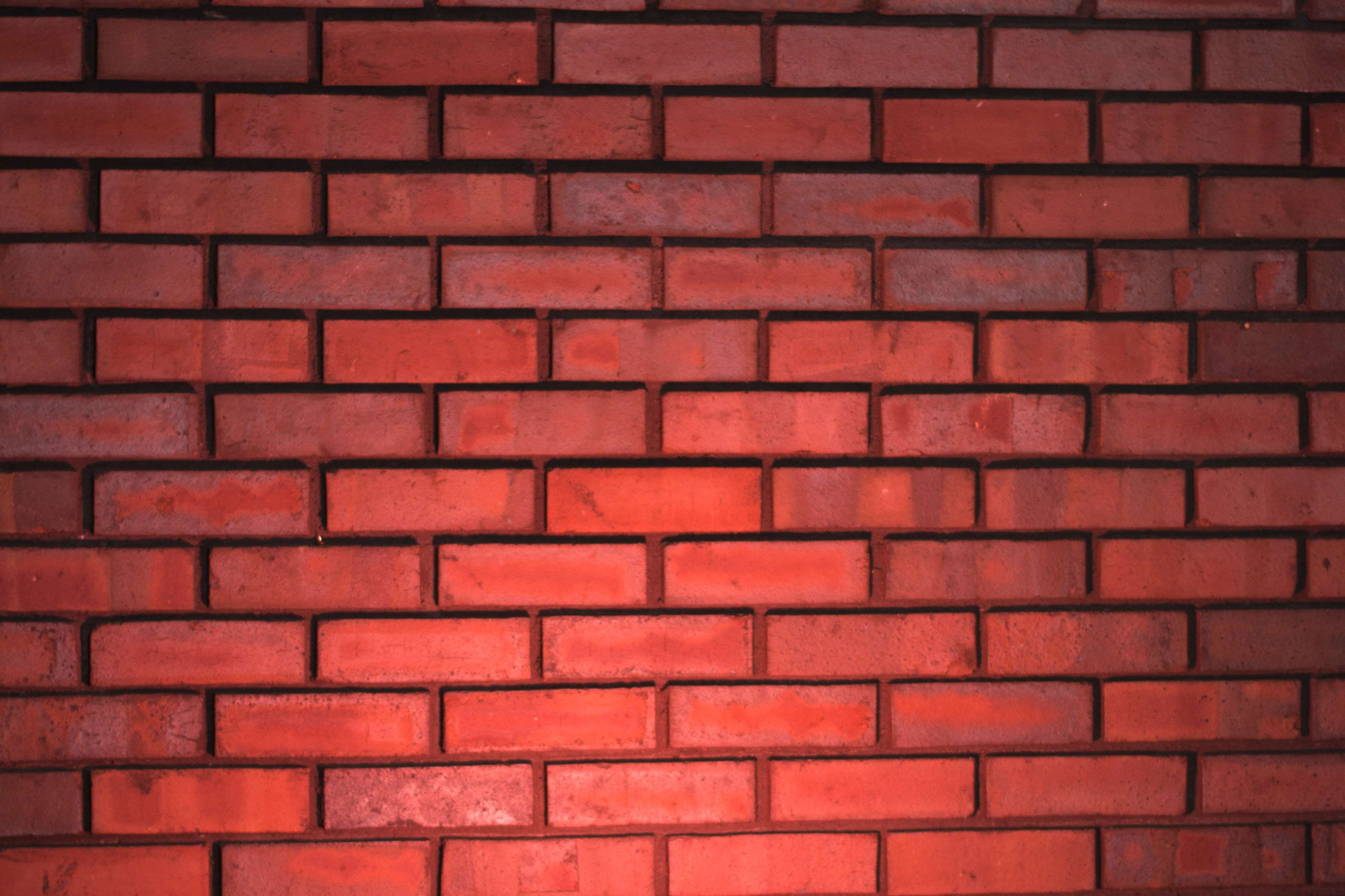 brick wall, full frame, backgrounds, red, pattern, wall - building feature