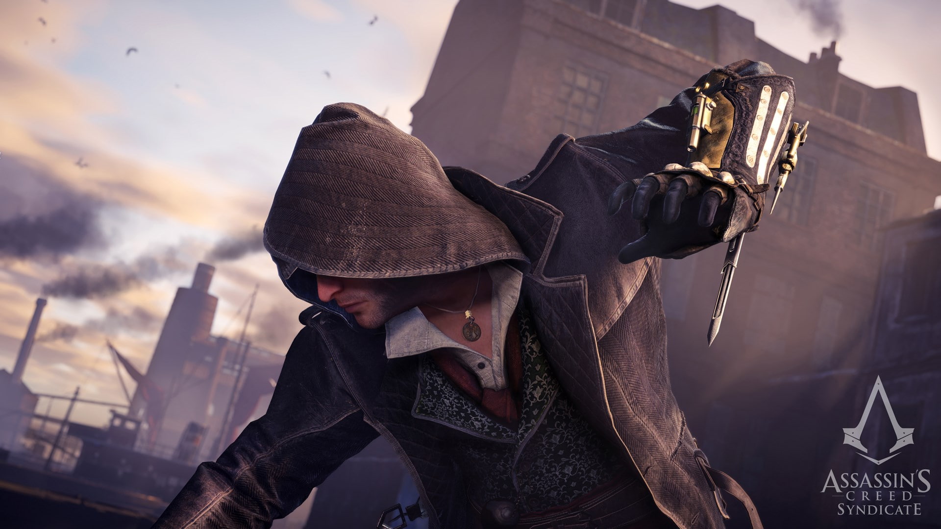 assassins creed syndicate, clothing, one person, weapon, sky