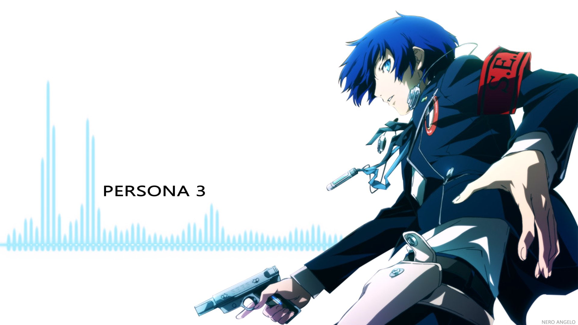 Persona, Persona 3, Makoto Yuki, people, men, communication