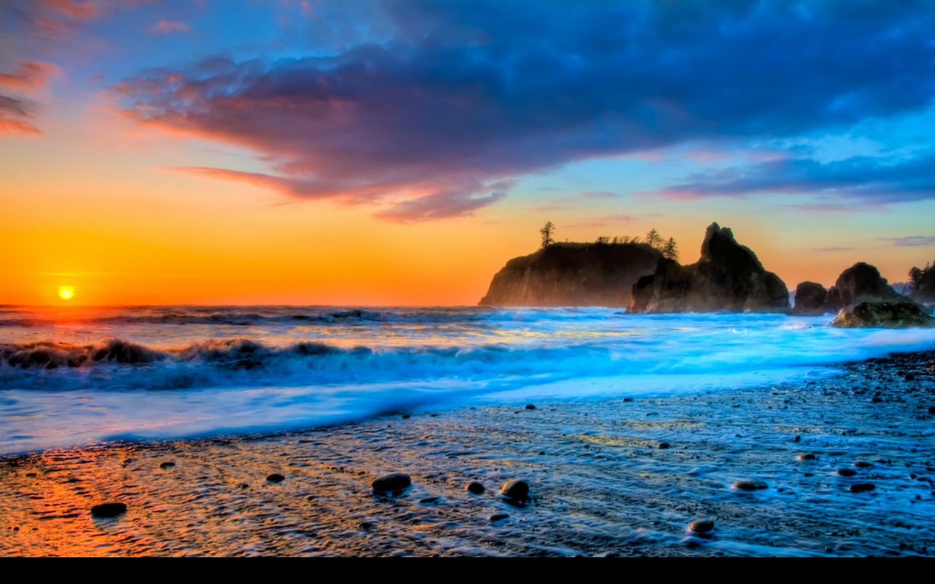 ruby Beach Sunset