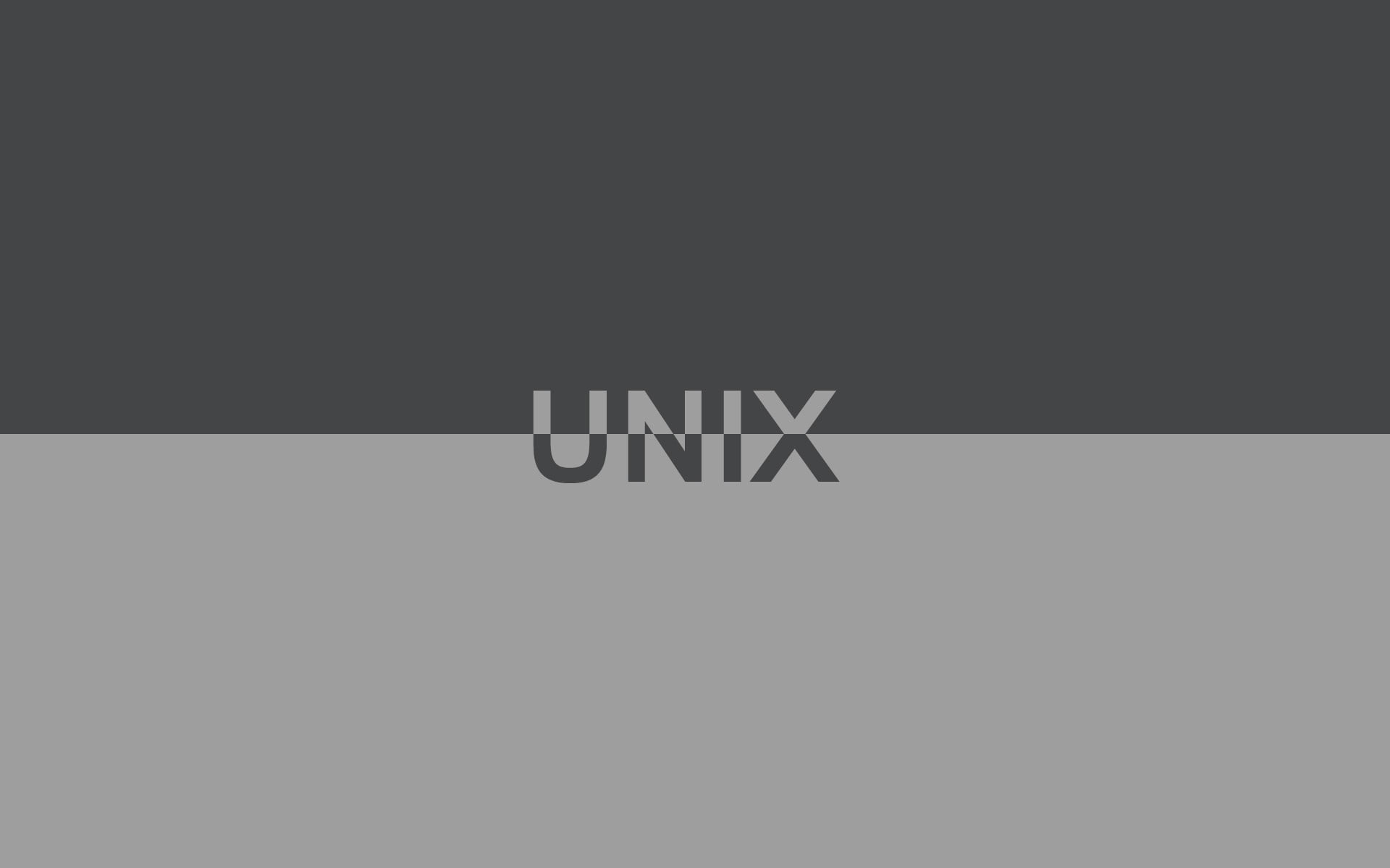UNIX logo, typography, minimalism, communication, text, western script