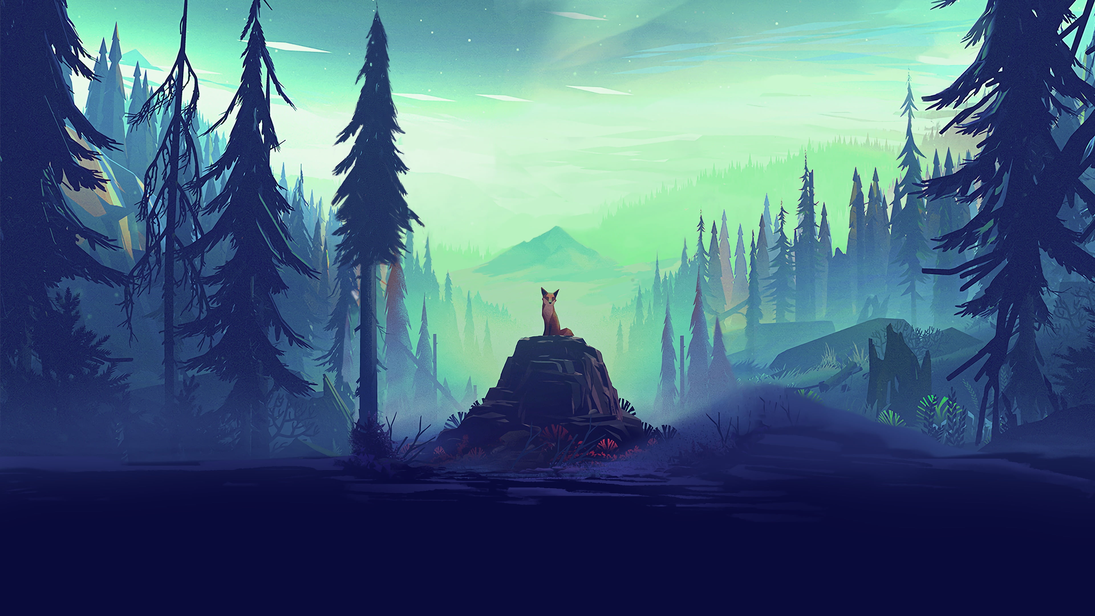 Free download | HD wallpaper: fox, illustration, video game art, Among