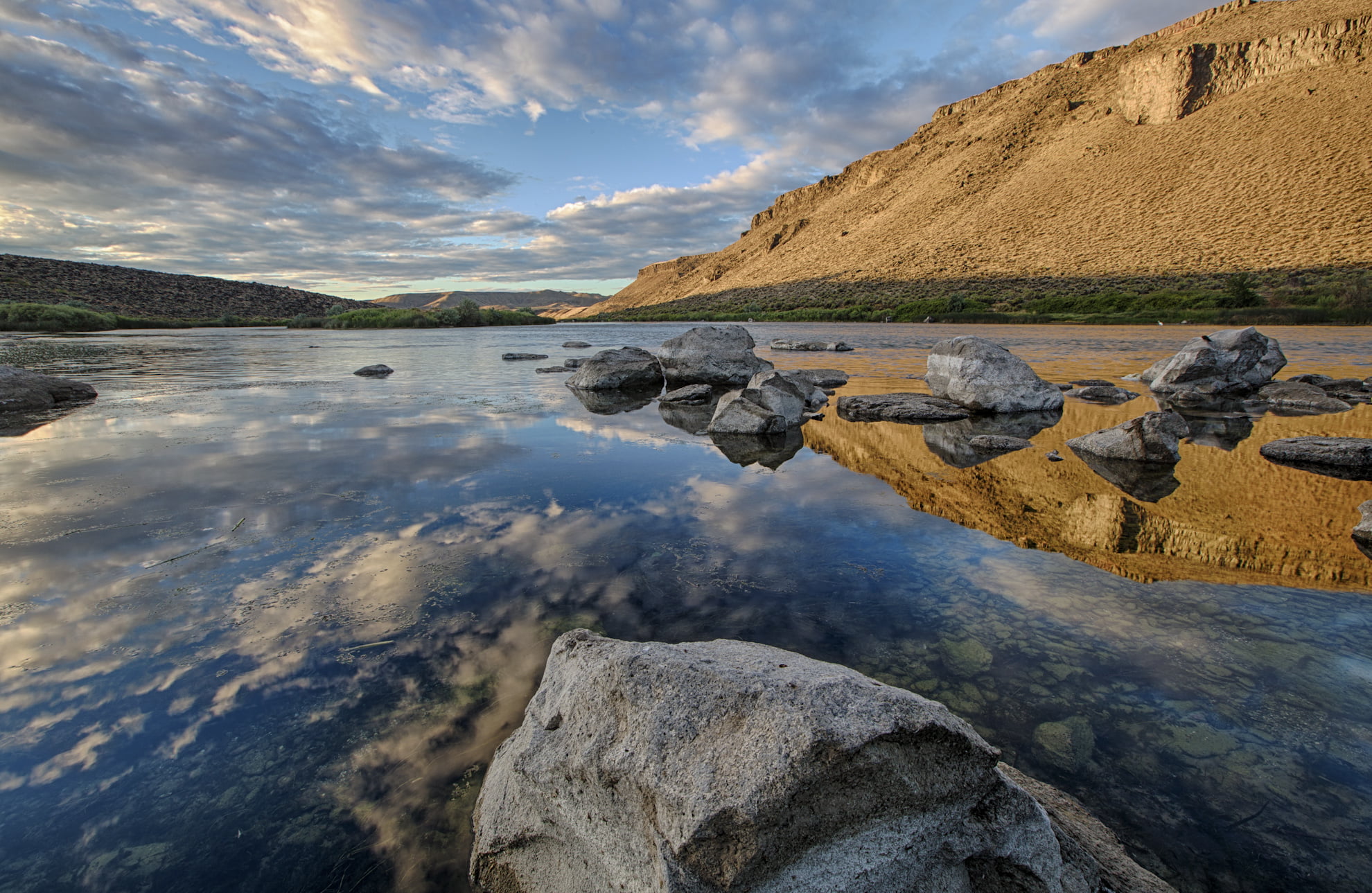 landscape photography of mountain and body of water, Public Lands