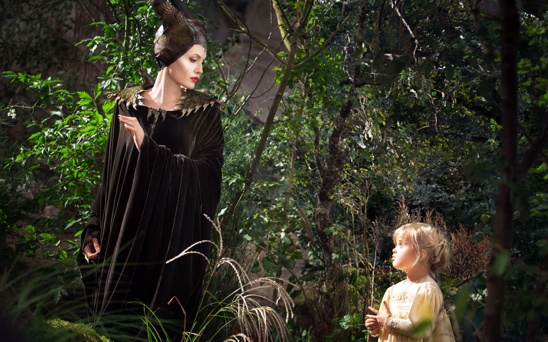 Maleficent Scene, real people, tree, women, plant, young adult