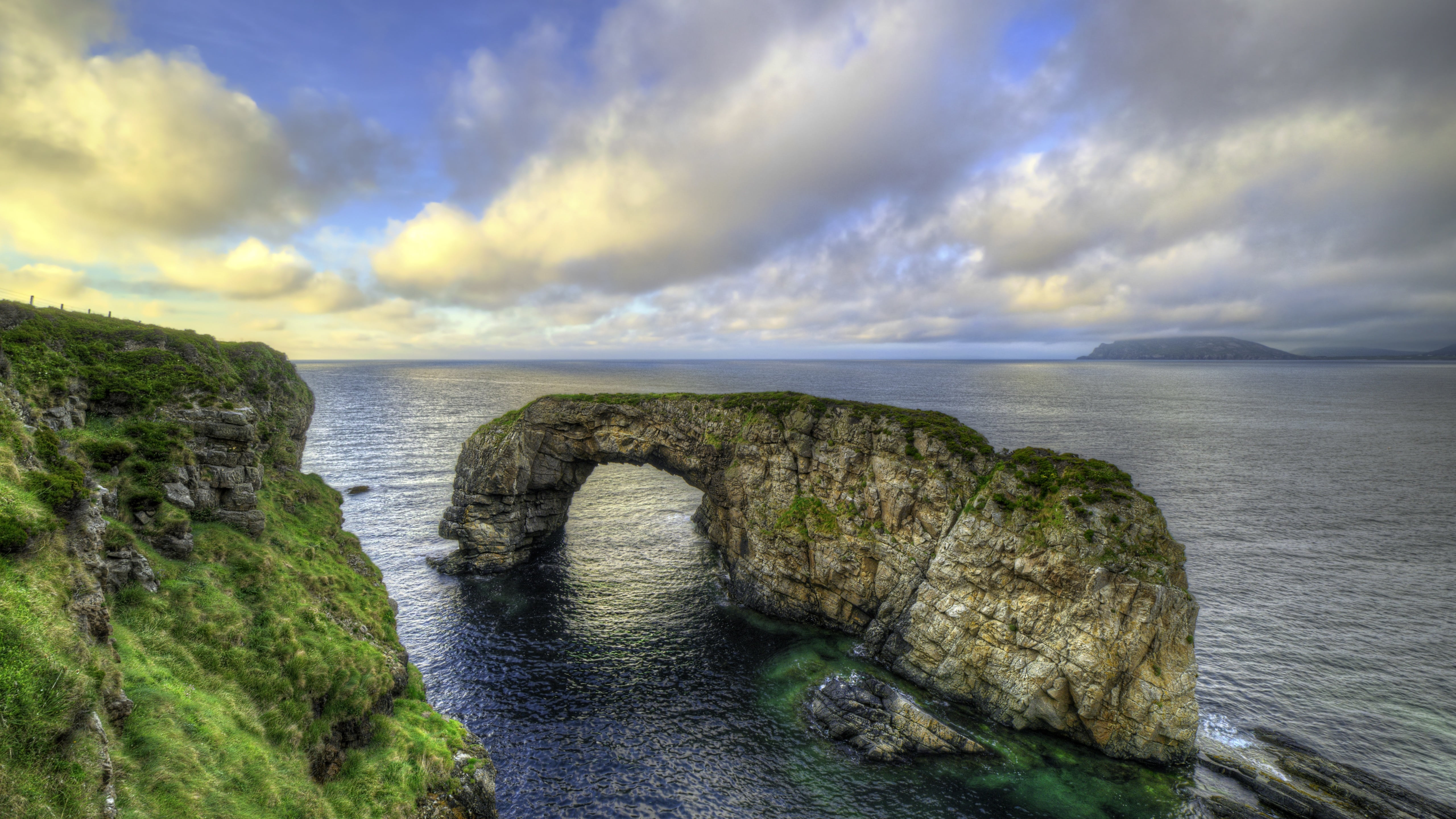 Ireland, nature, landscape, island, arch