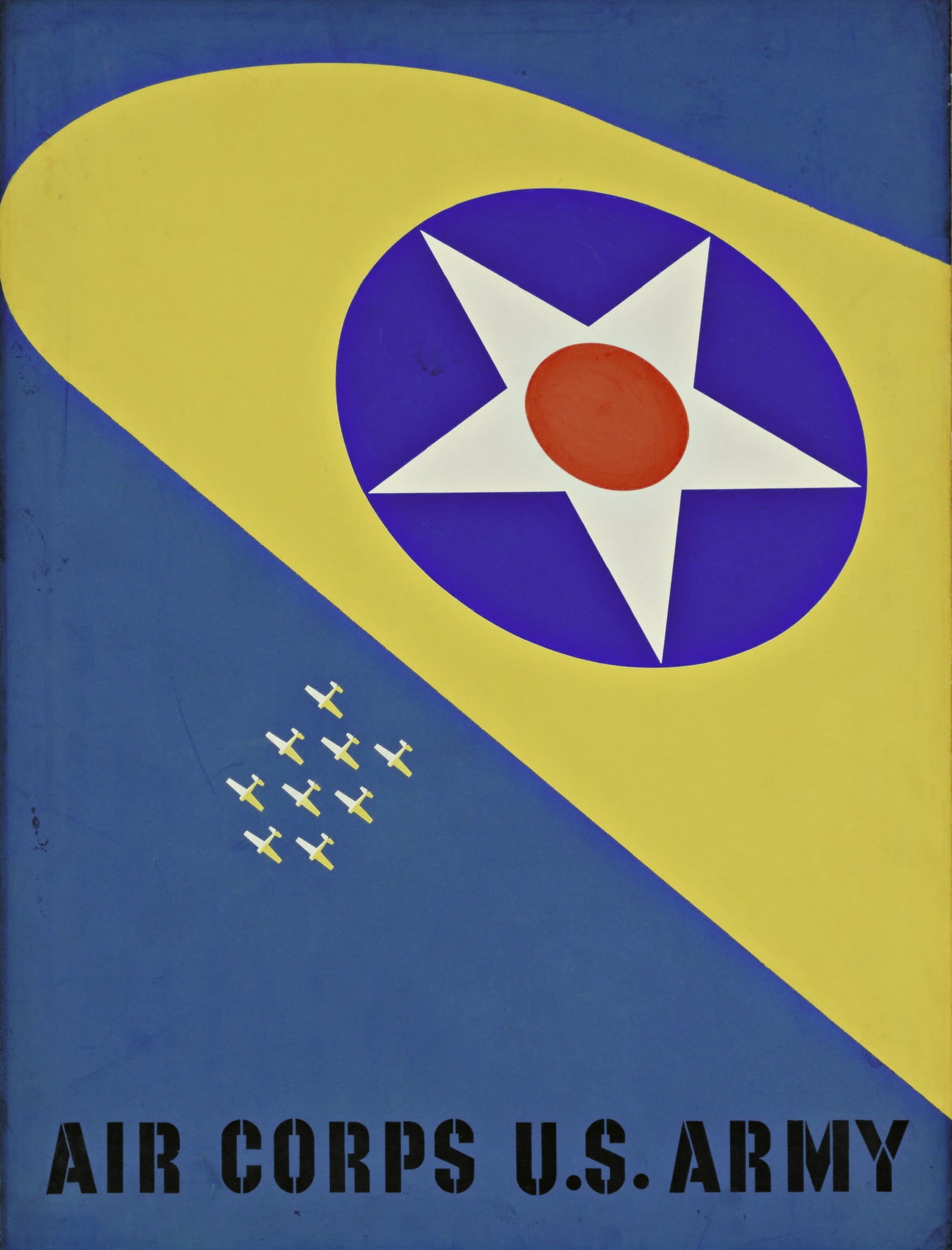 World War II, US Air Force, US Army, poster