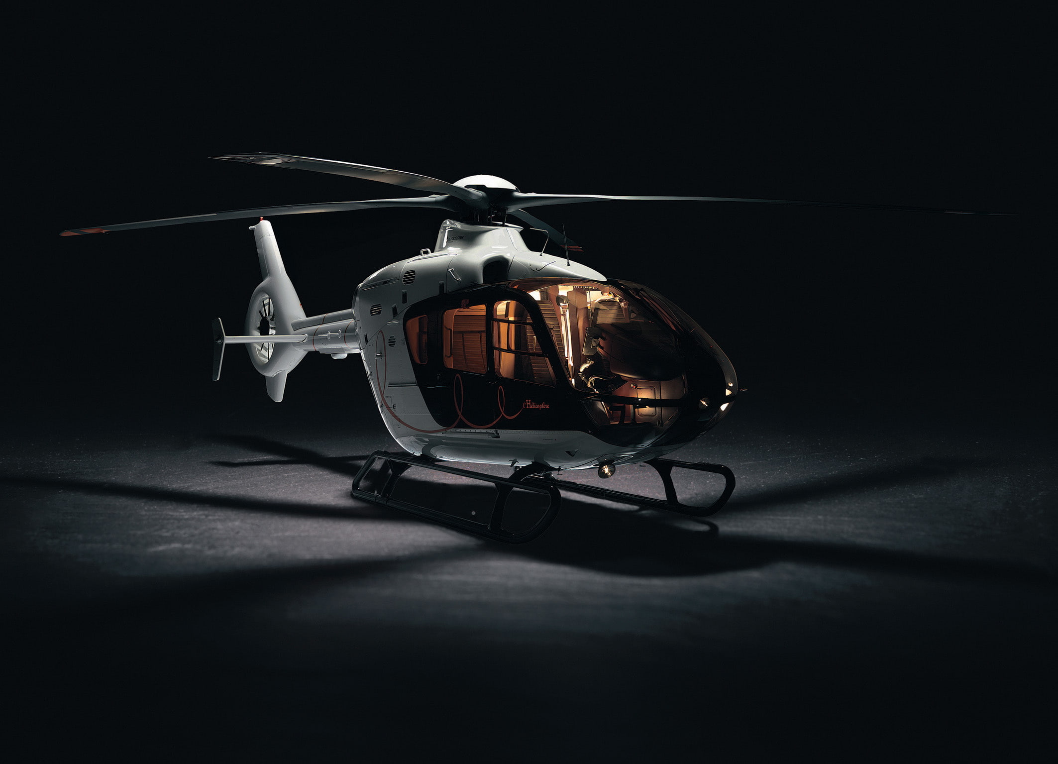 helicopter, ec135, ecrocopter, hermes