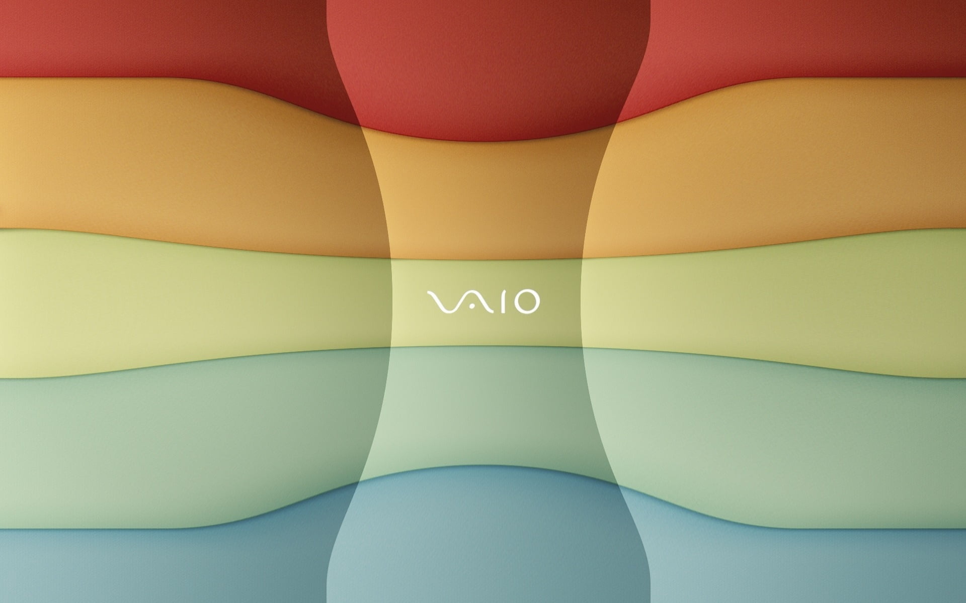 Sony VAIO logo, wave, system, computer, backgrounds, vector, illustration
