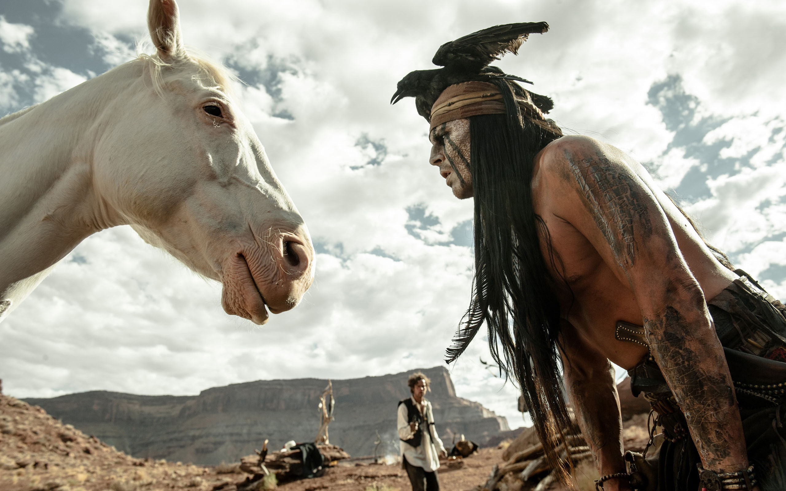 Johnny Depp, horse, Wild West, Western, The Lone Ranger