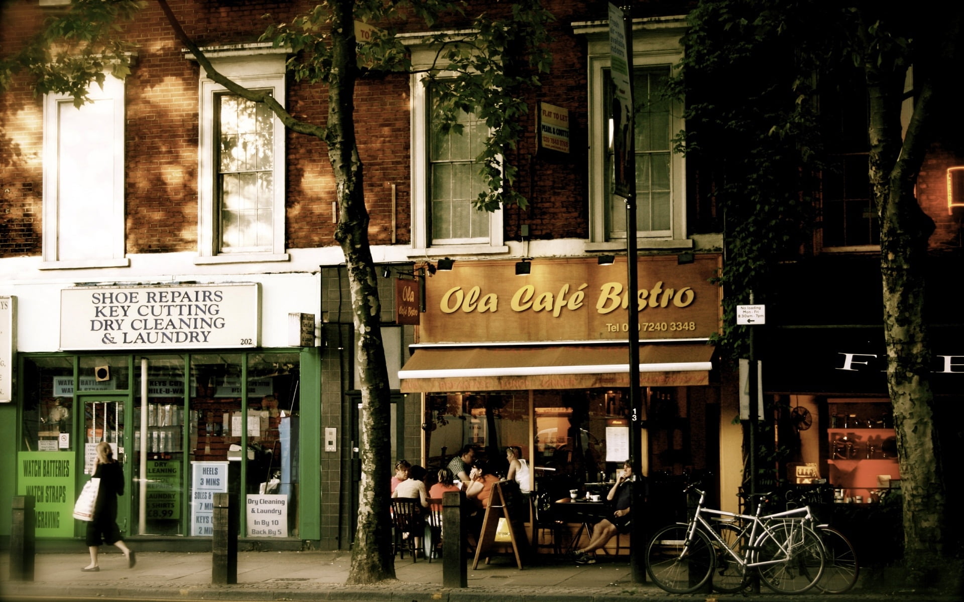 Ola Cafe Bistro cafe, shaftesbury, london, cafes, street, urban Scene