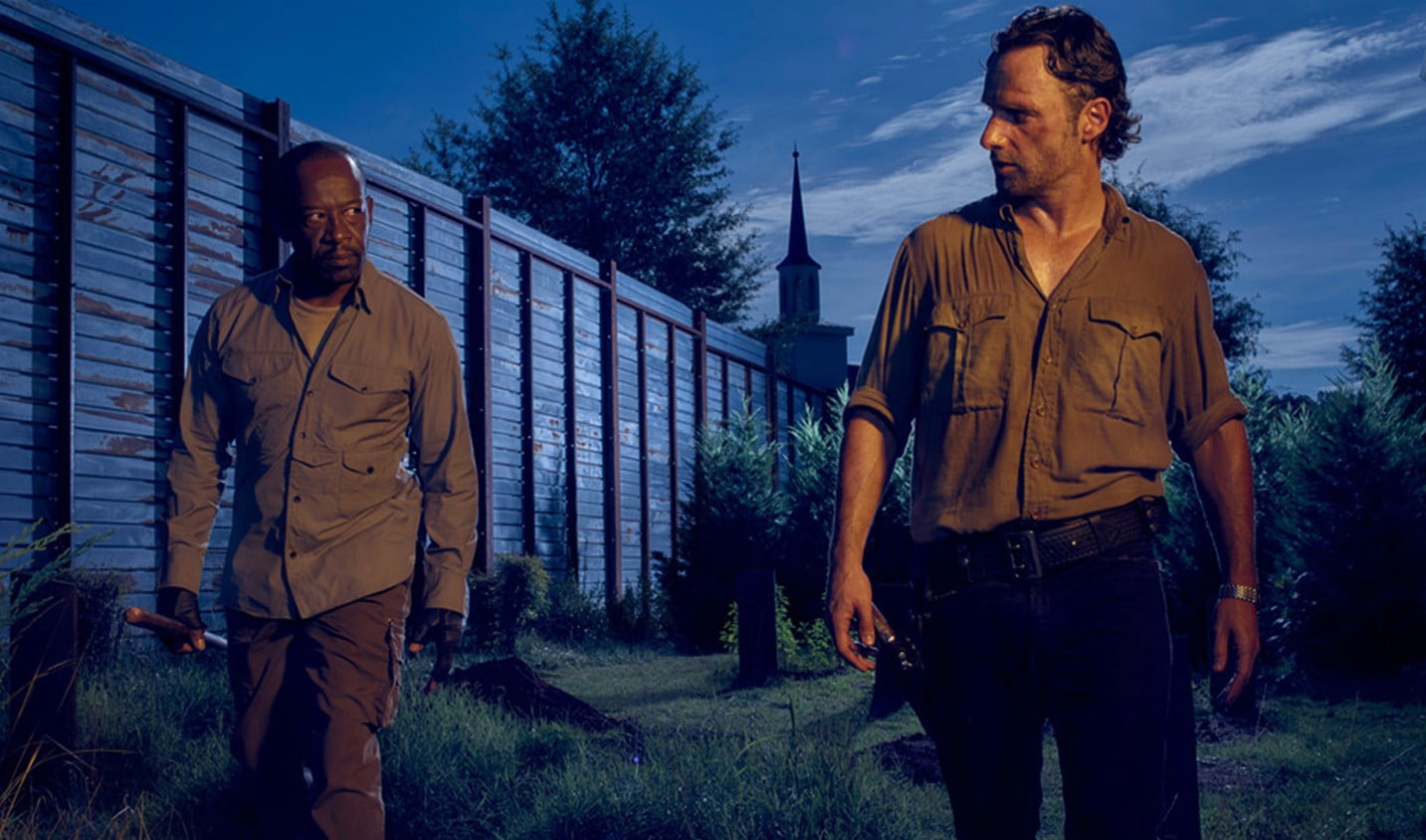 men's brown button-up t-shirt, The Walking Dead, Daryl Dixon