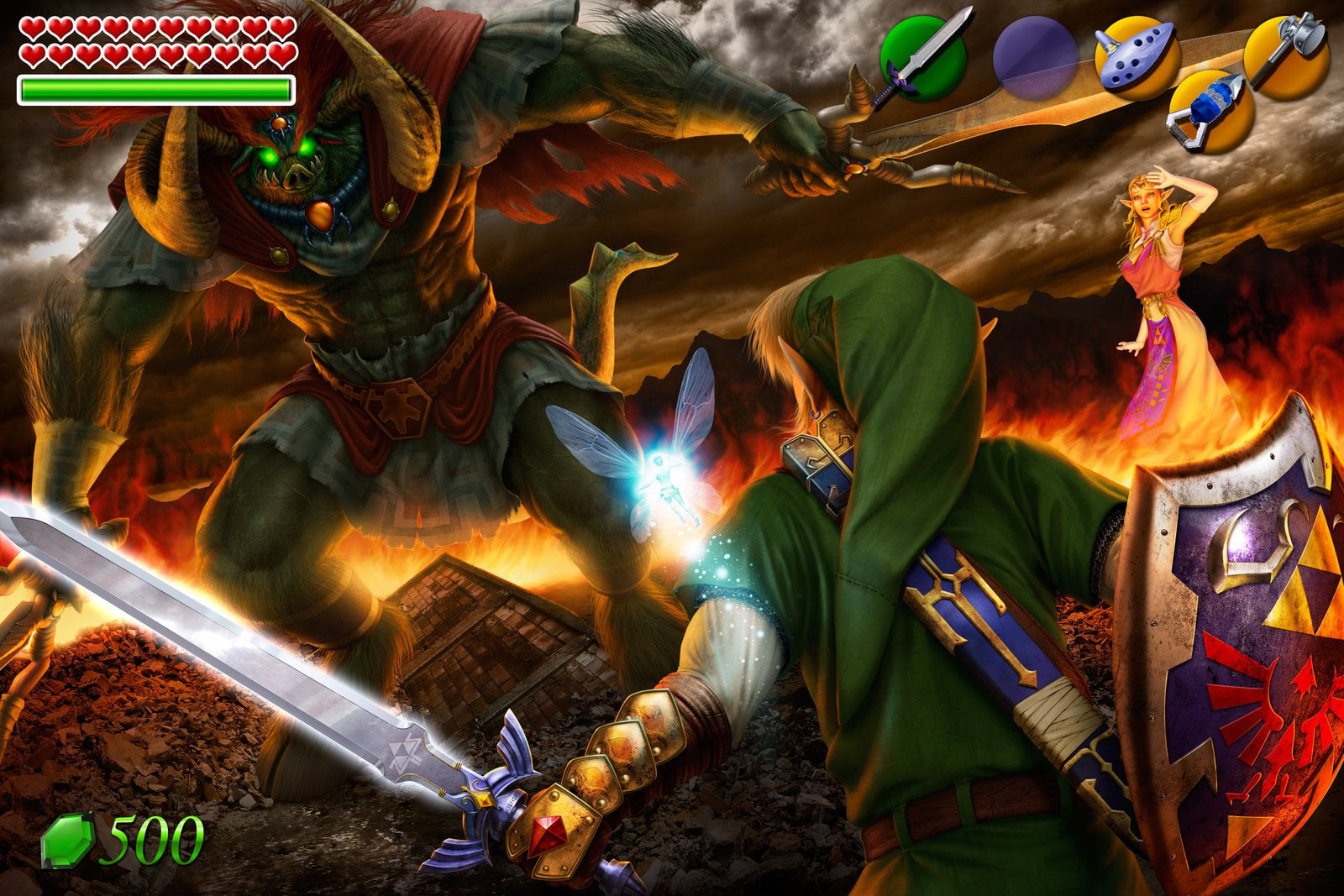 Zelda, The Legend Of Zelda: Ocarina Of Time, Ganon (The Legend Of Zelda)