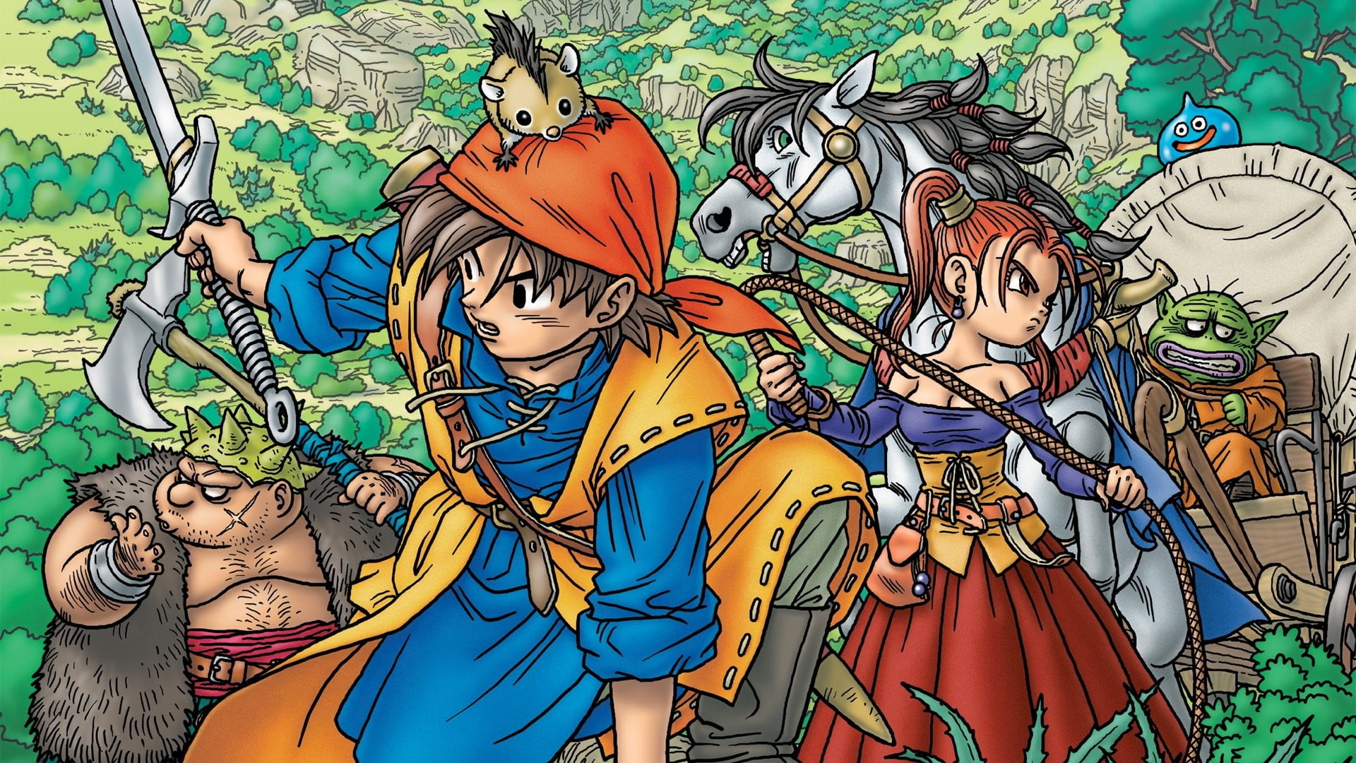 anime character artwork, video games, Dragon Quest VIII: Journey of the Cursed King