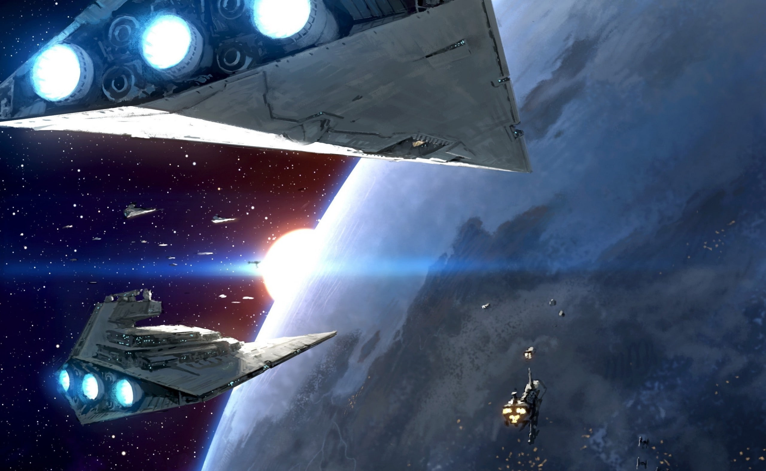 artwork, Star Destroyer, Star Wars