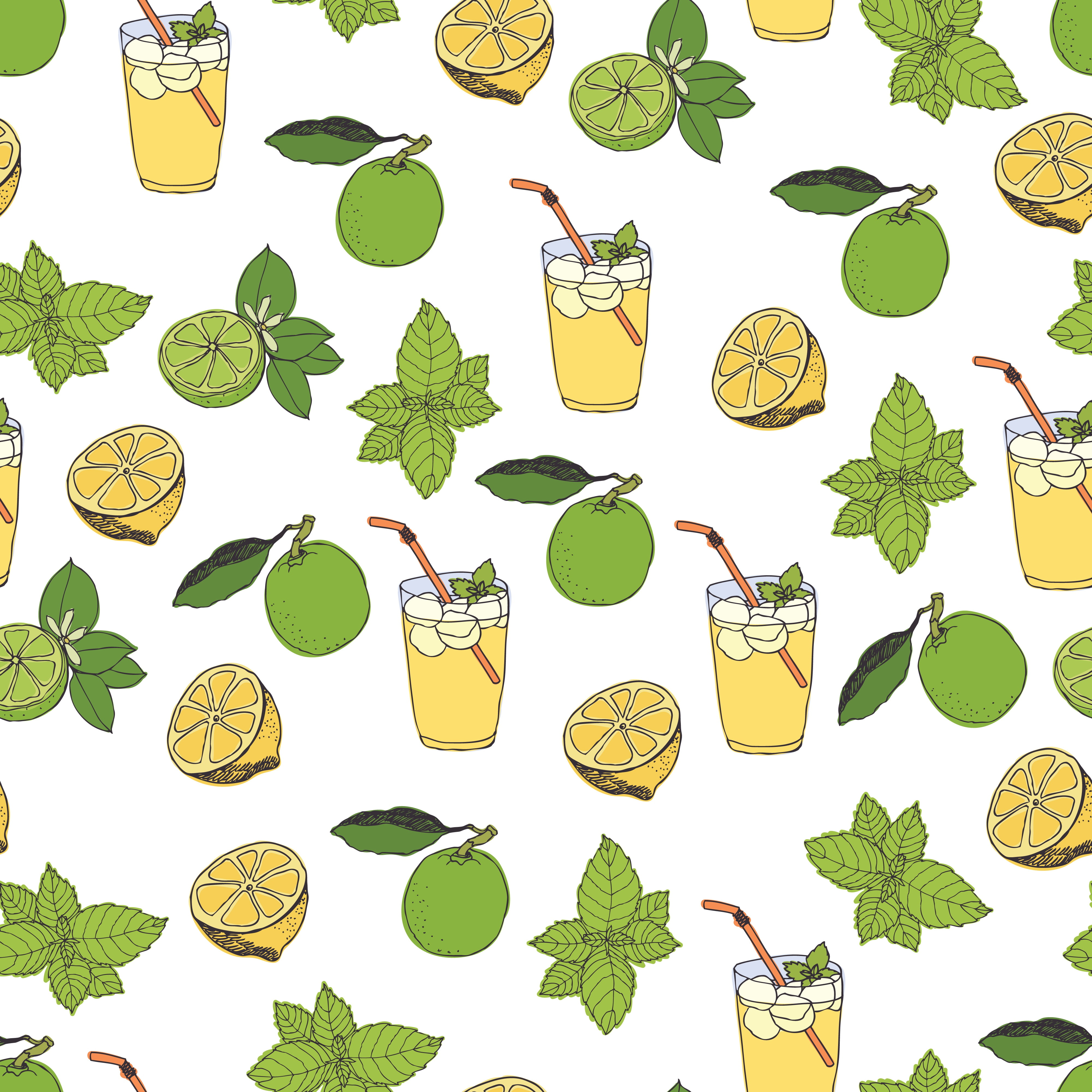 background, vector, texture, pattern, lemonade