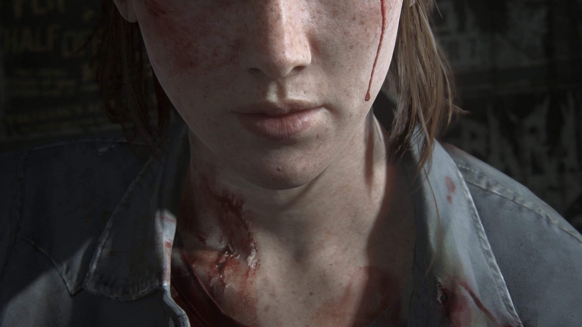 The Last of Us, Ellie, blood, headshot, portrait, one person