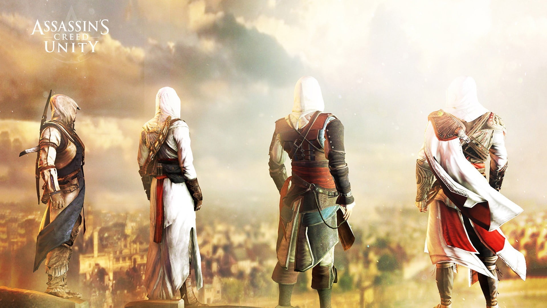 video games, Assassin's Creed, Altaïr Ibn-La'Ahad, Ezio Auditore da Firenze