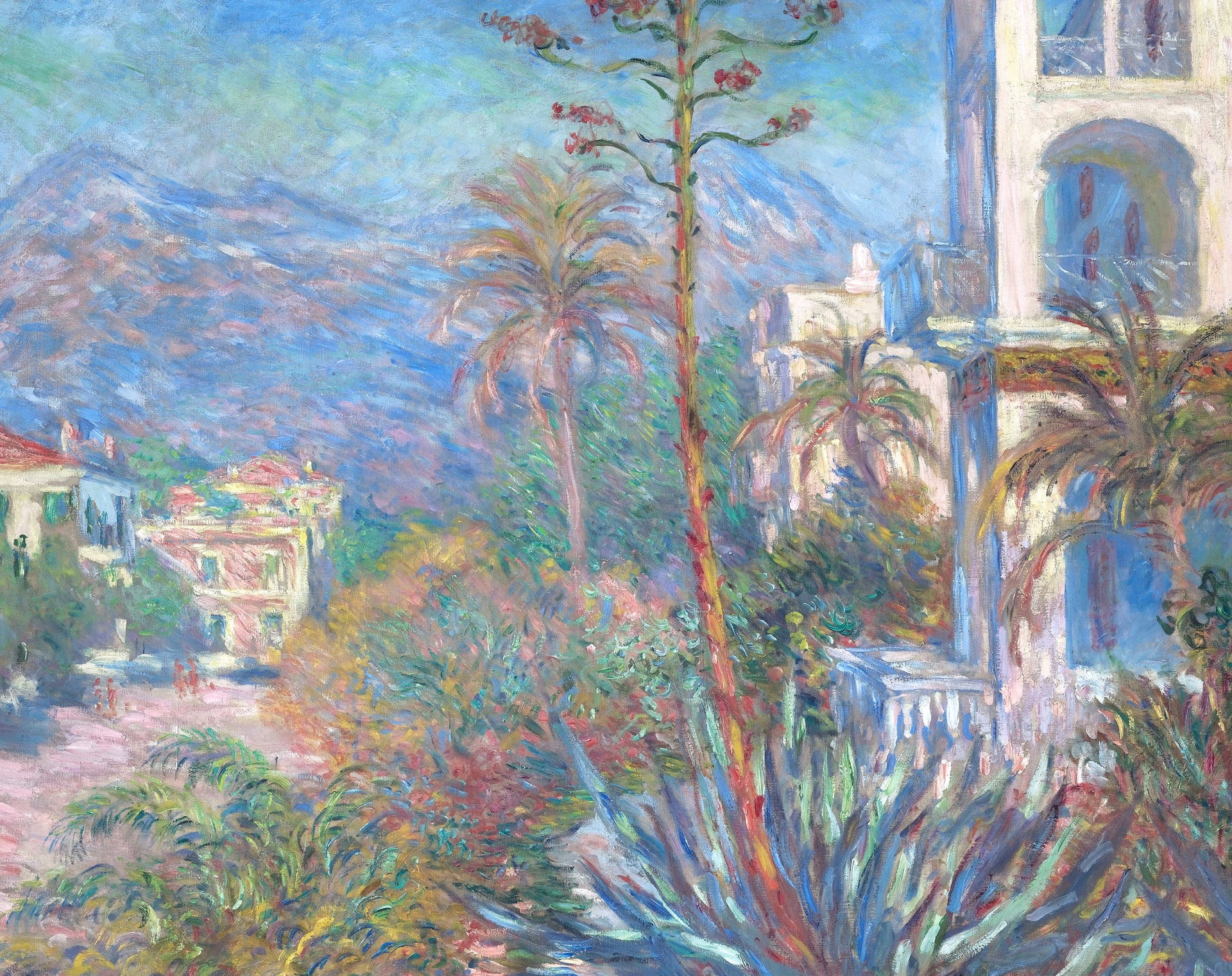 landscape, picture, Claude Monet, Villas in Bordighera