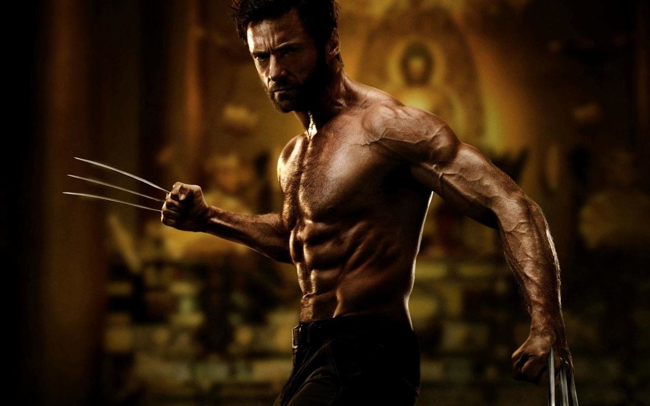 X-Men, The Wolverine, strength, shirtless, athlete, adult, muscular build