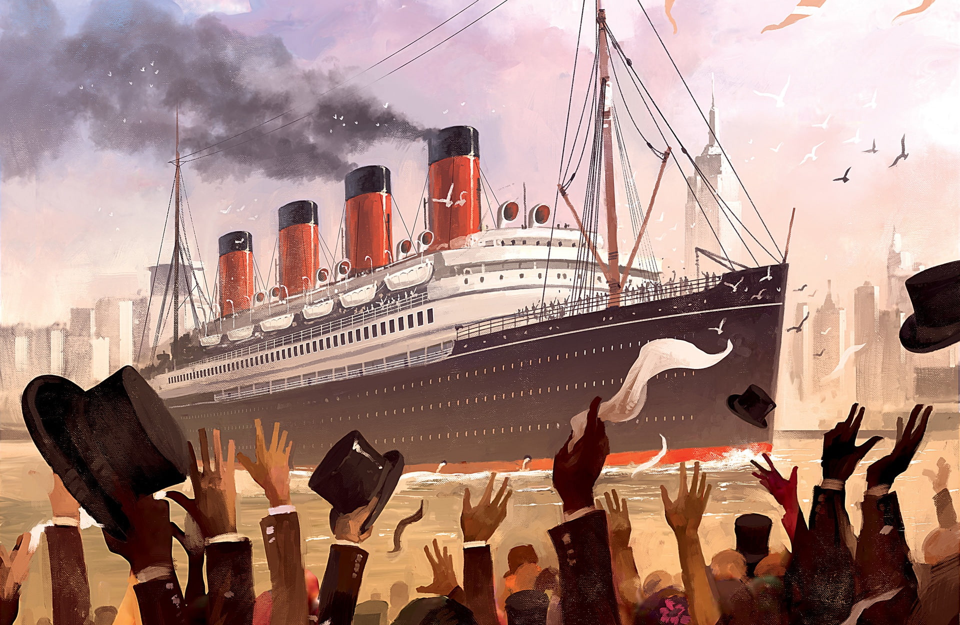 Figure, People, Art, Titanic, Illustration, RMS Titanic, Game Art