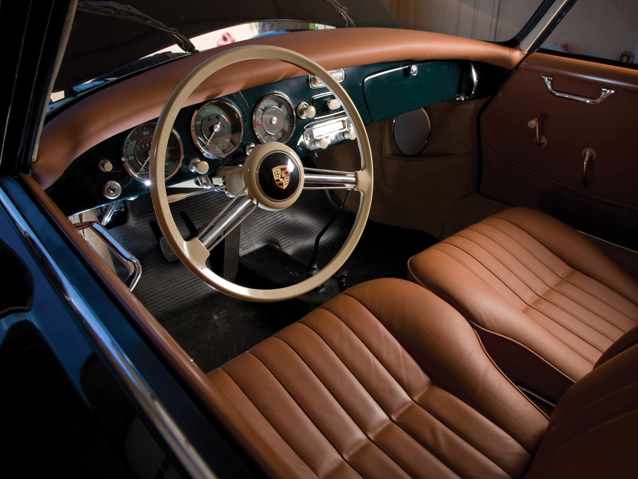 1955, 356, coupe, interior, porsche, retro