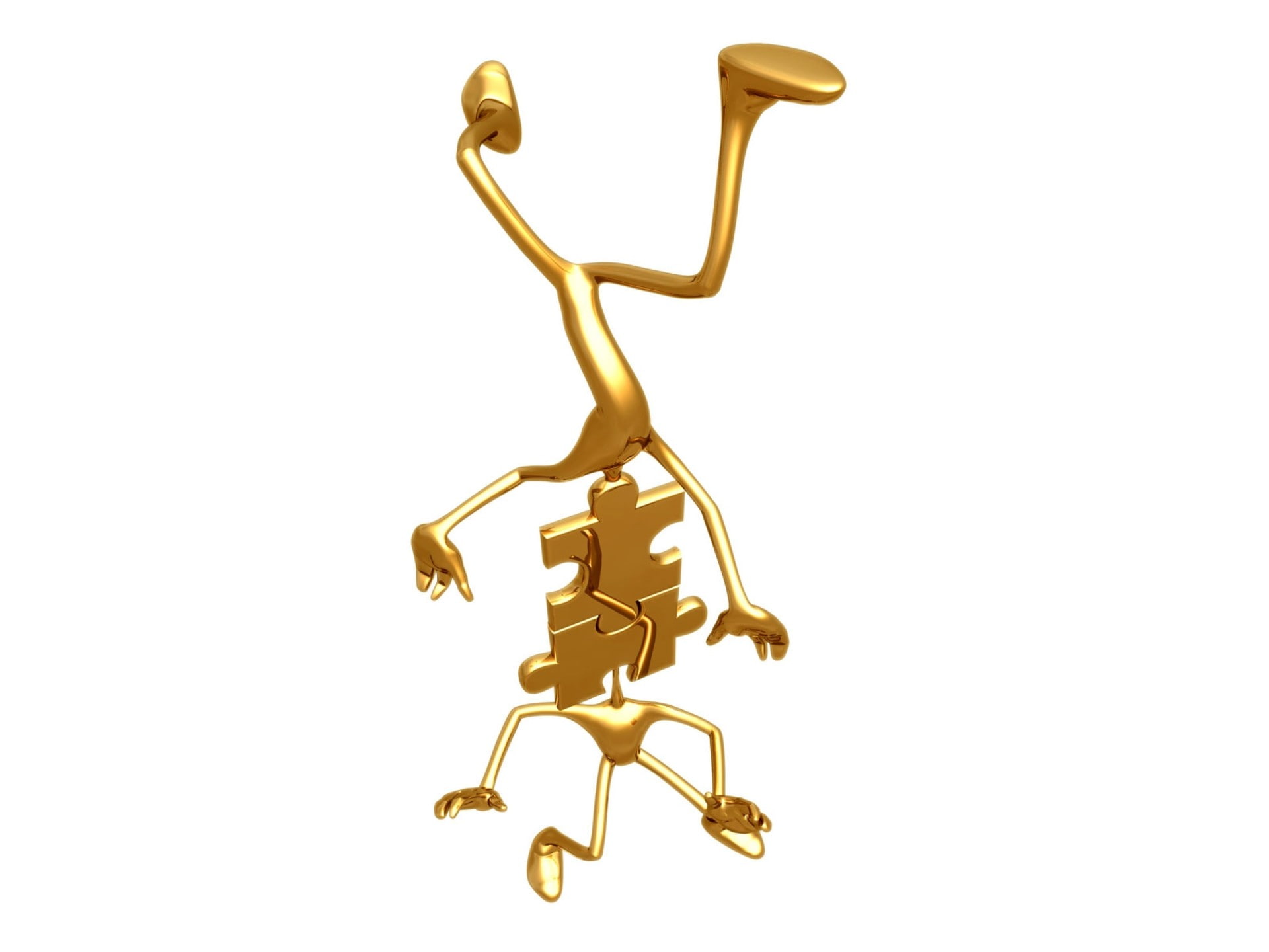3D, white, gold, simple, white background, cut out, studio shot