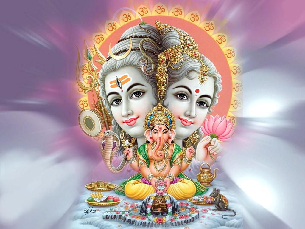 God Shiva, Ganesha illustration, Lord Shiva, parvati, religion