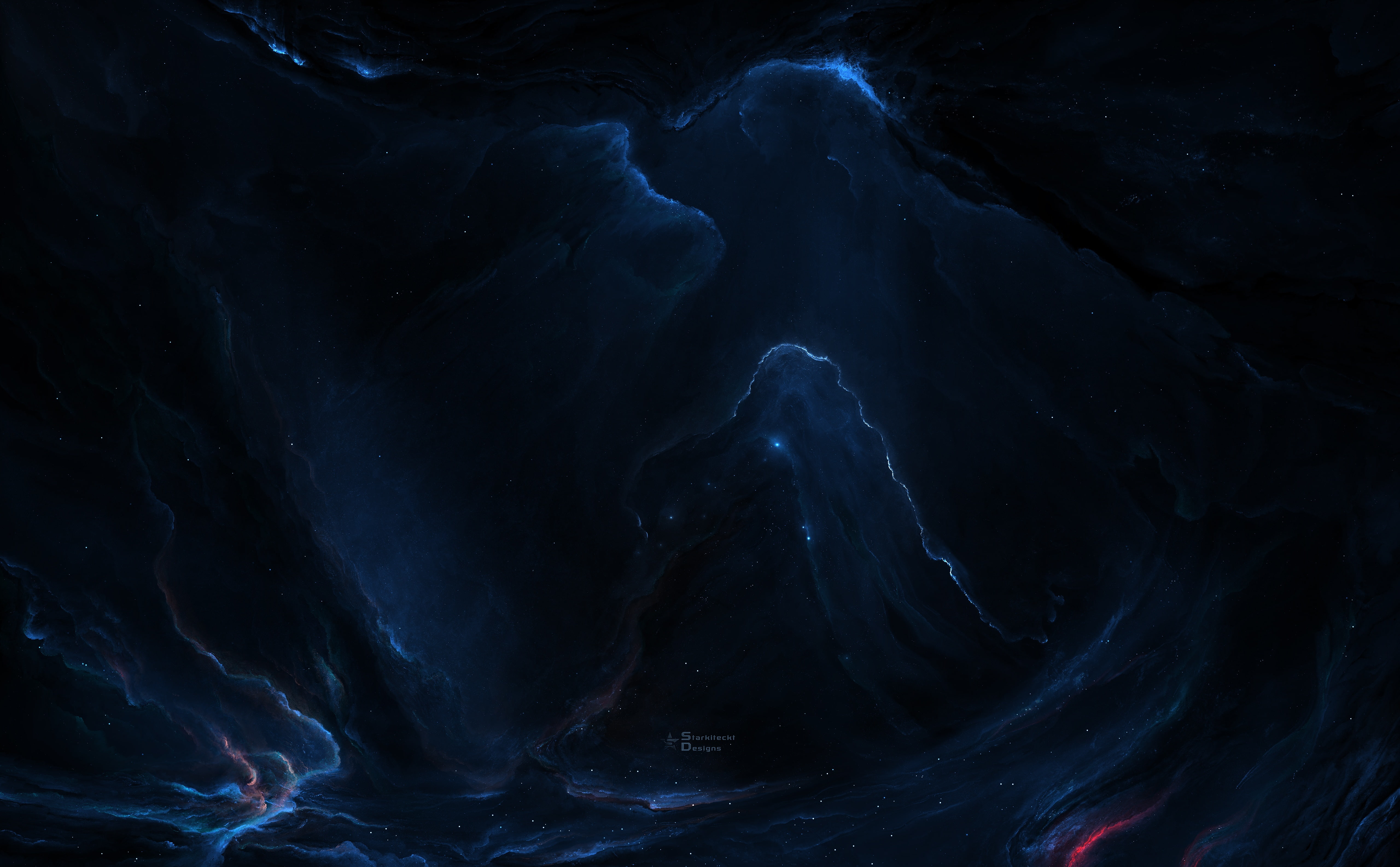 Atlantis Nebula 5 HD Wallpaper, Space, Blue, Amazing, Cosmos