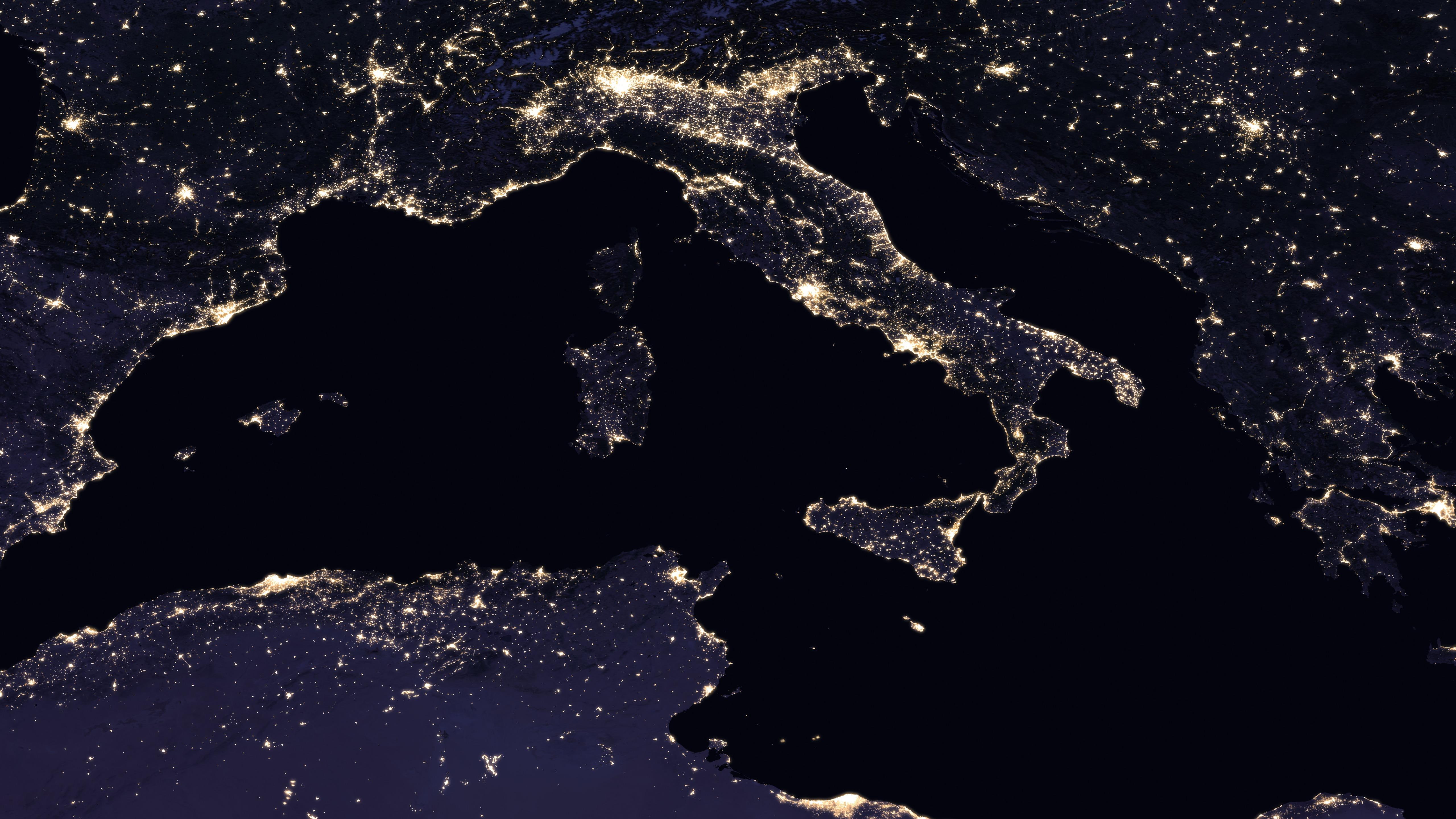 space, sea, mediterranean, world, marble, blue, 5k, map, europe