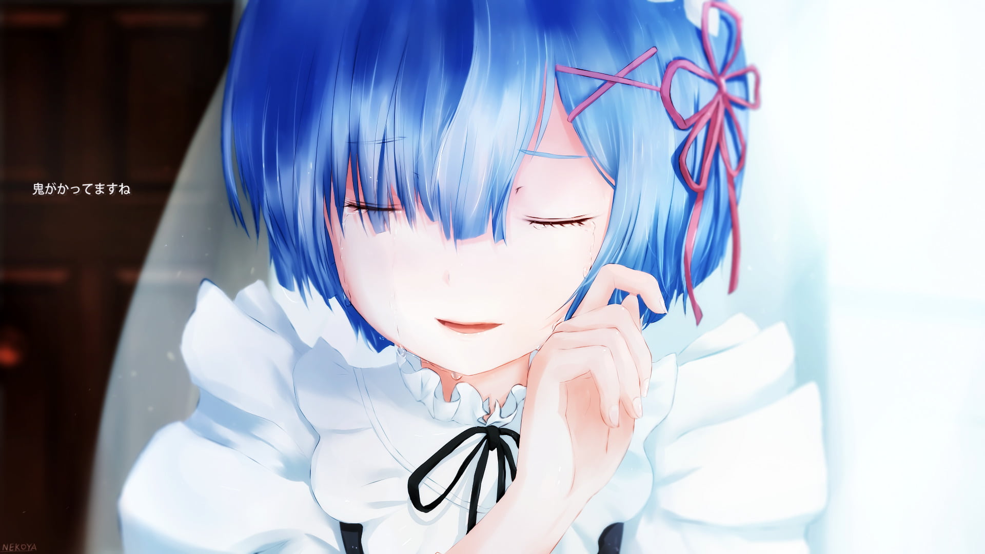 animated blue-haired woman illustration, Anime, Re:ZERO -Starting Life in Another World-