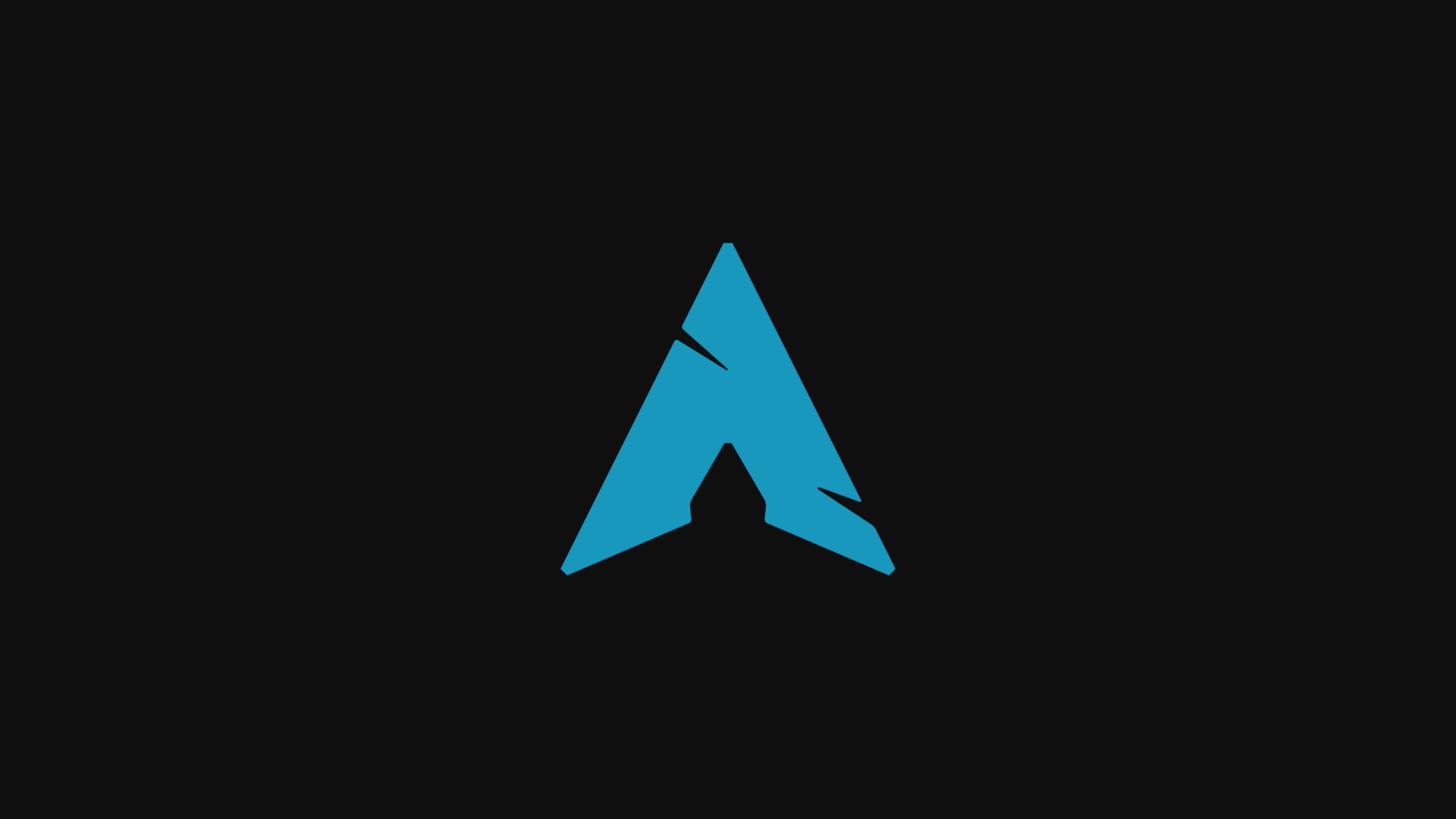 Linux, Arch Linux, computer, operating system, logo, dark, dark mode