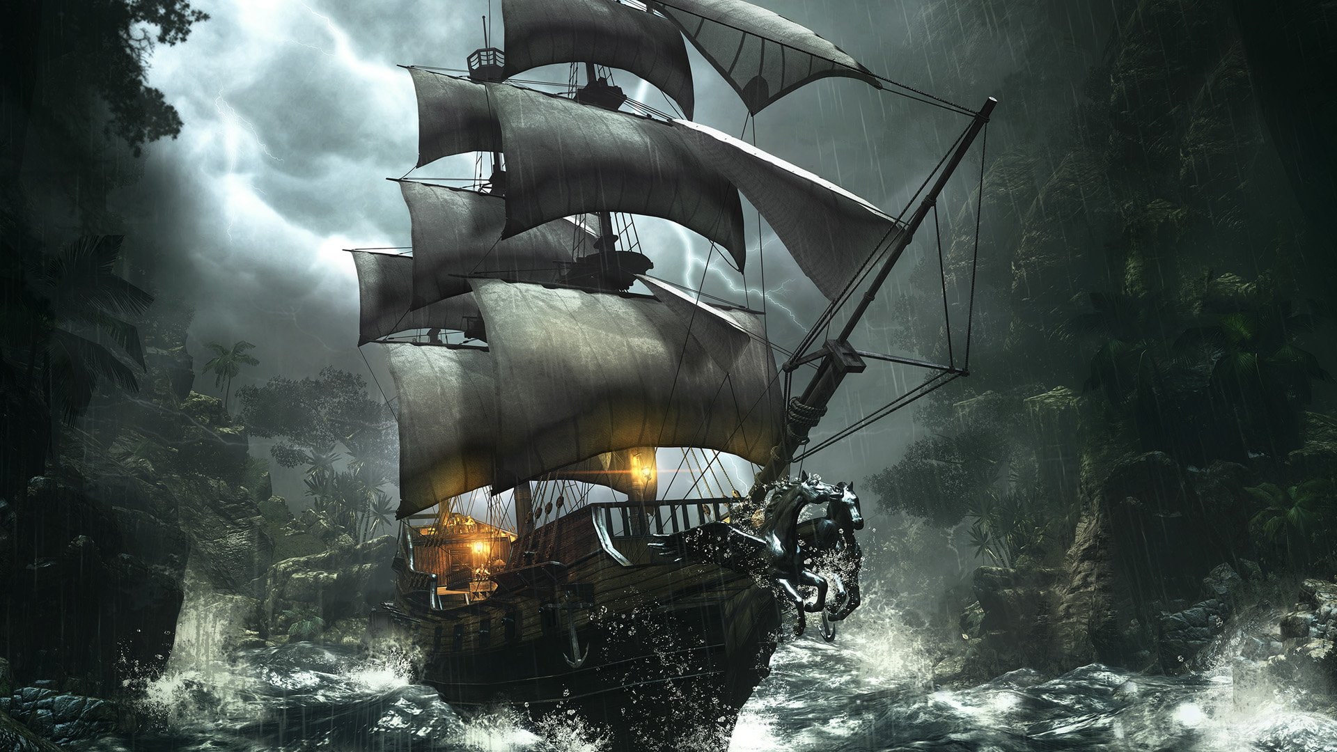 CRY, pirate, RAVENS, ship, fantasy, adventure, action, rpg