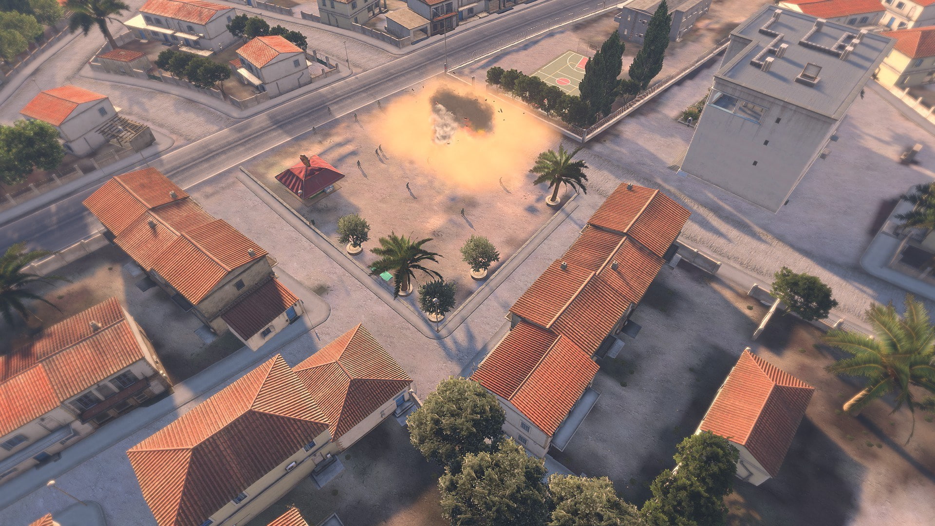 arma 3, high angle view, building exterior, architecture, built structure