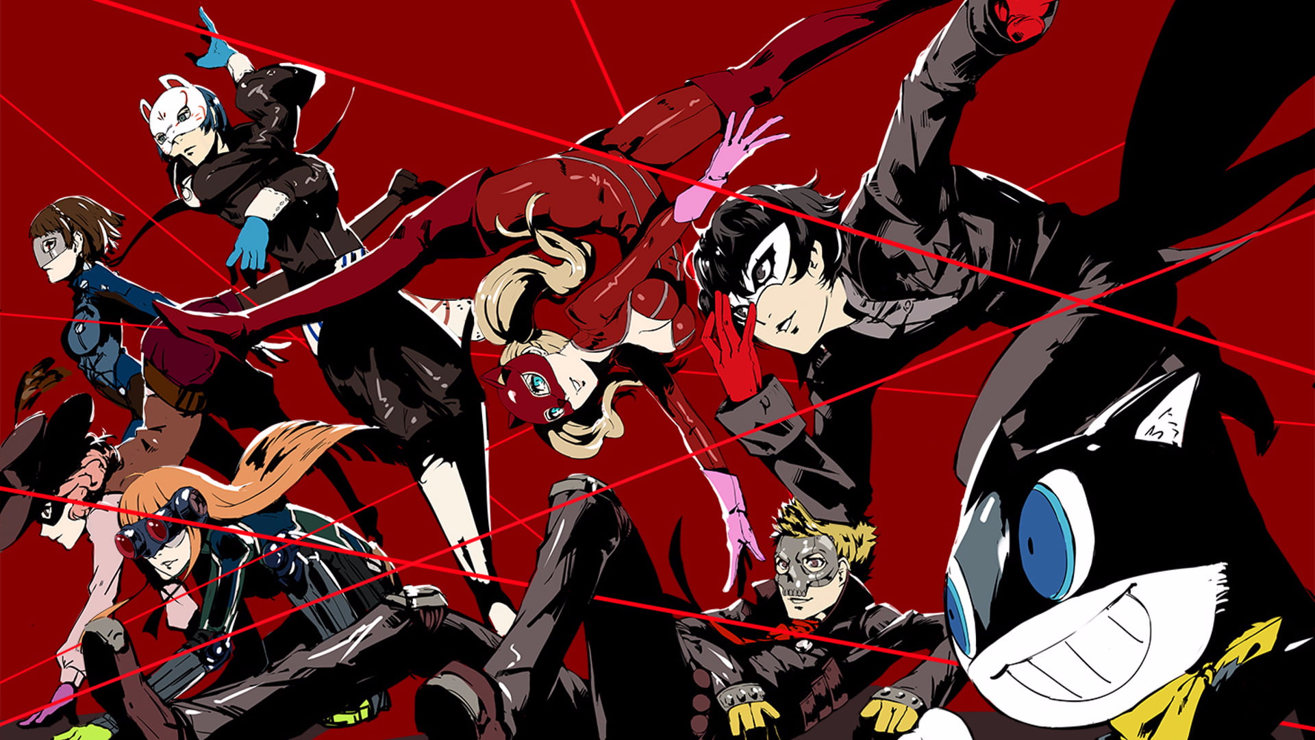 anime characters digital wallpaper, Persona 5, Persona series