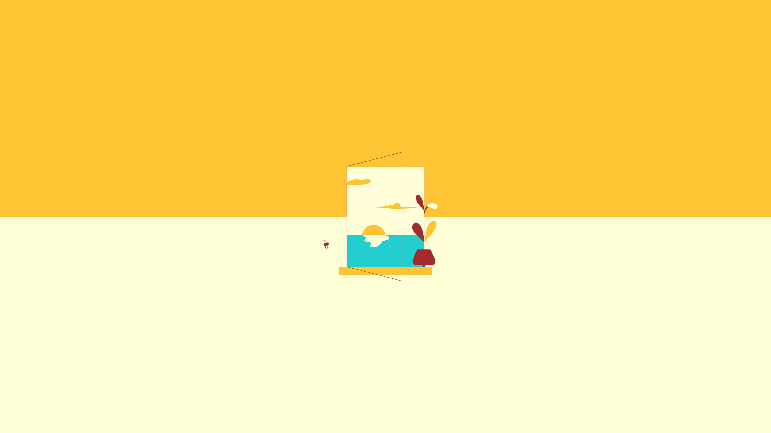 illustration, open, window
