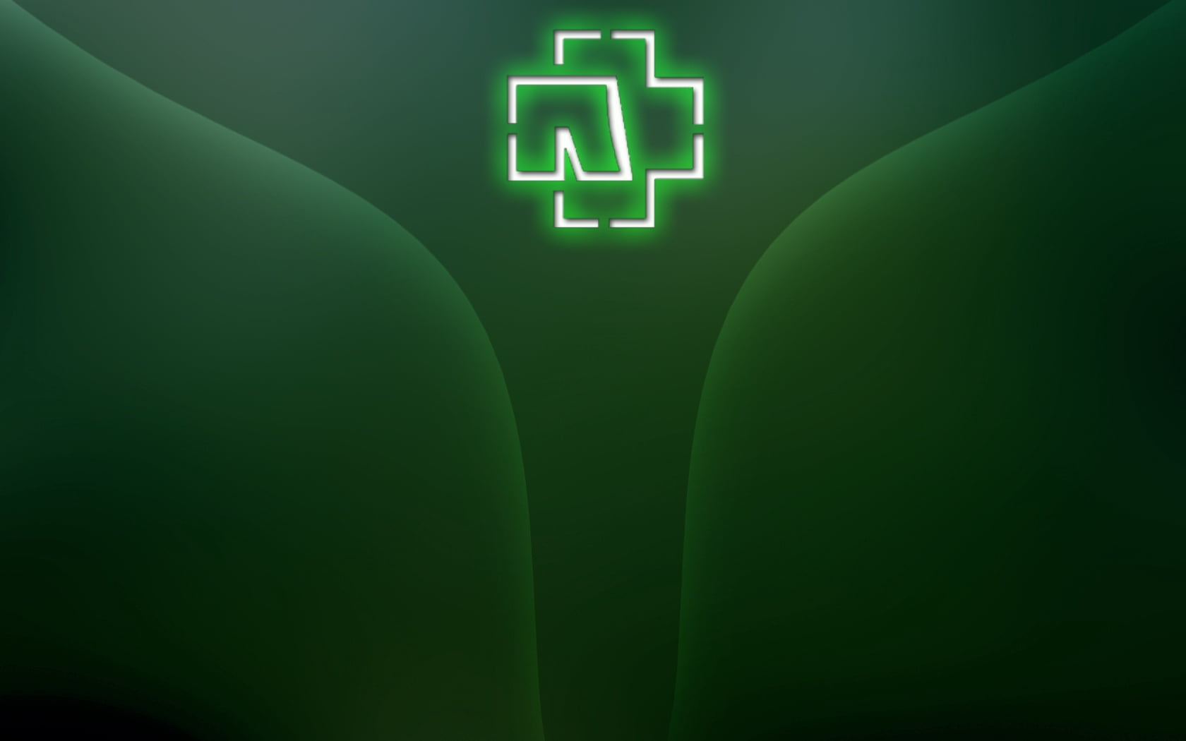 green cross logo, rammstein, symbol, background, graphics, light