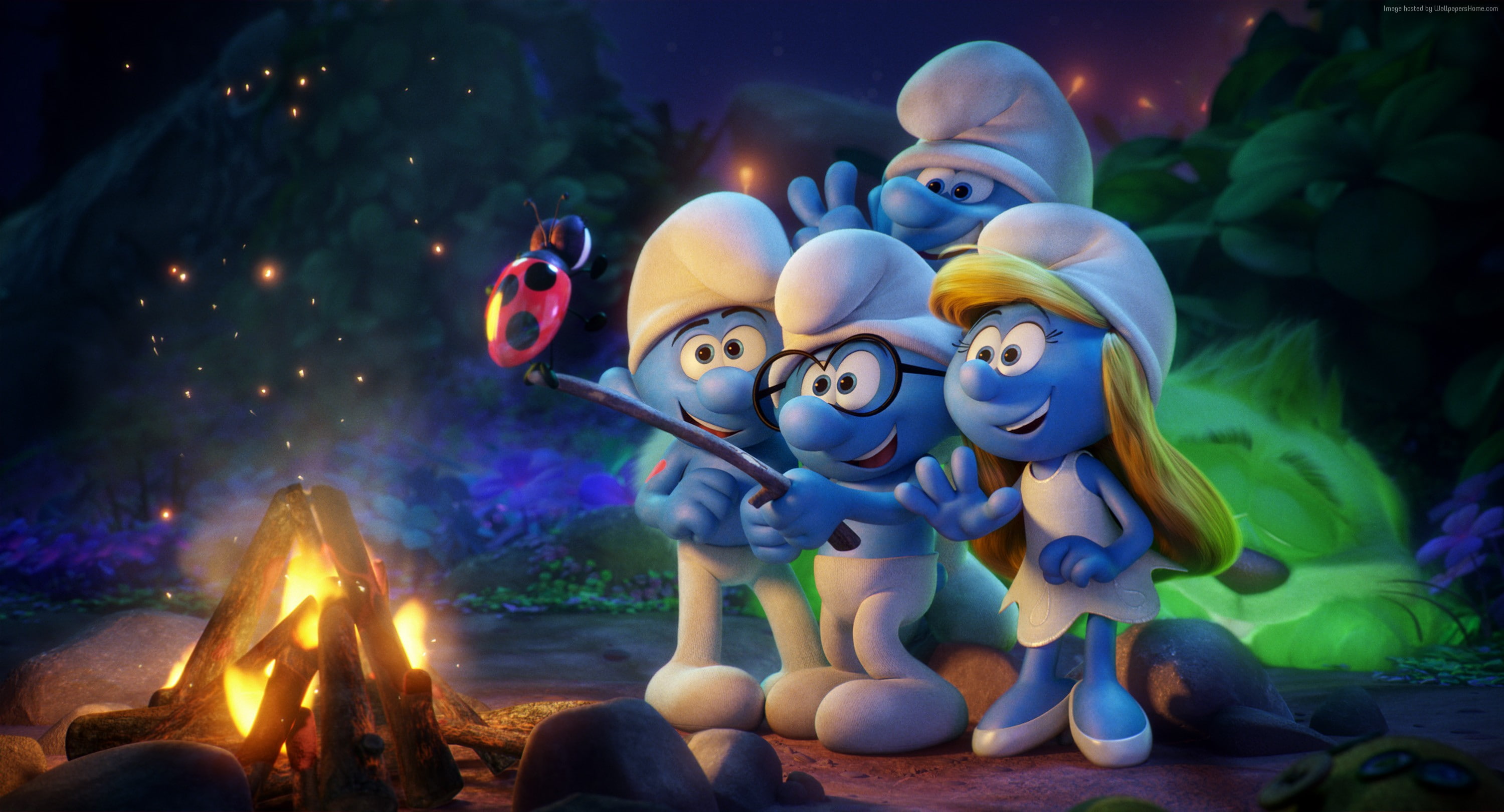 best animation movies, Clumsy, selfie, Smurfs: The Lost Village